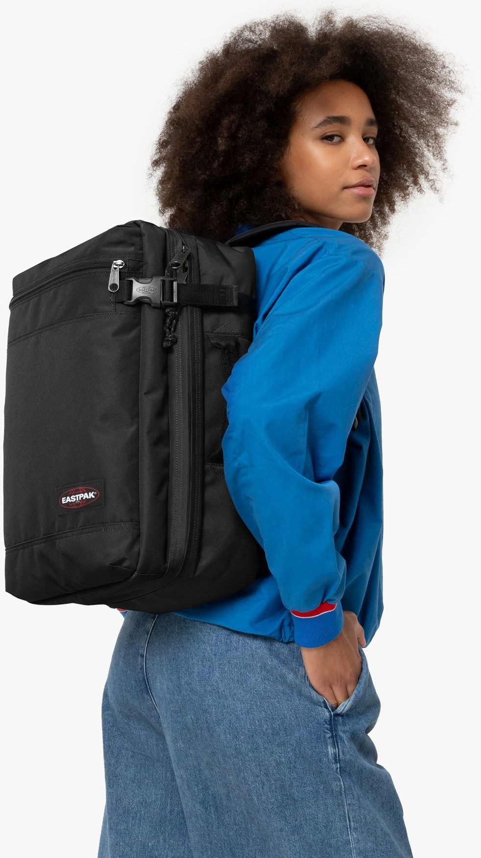 Eastpak TRANSIT'R PACK -reppu/laukku, musta
