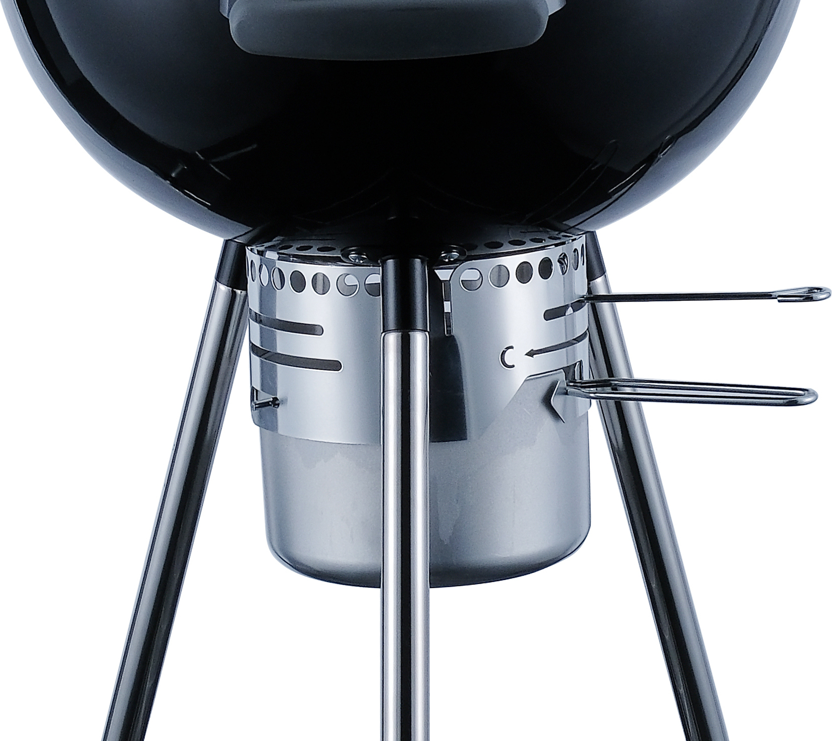 Ströme Fire 47 cm -emaloitu hiiligrilli