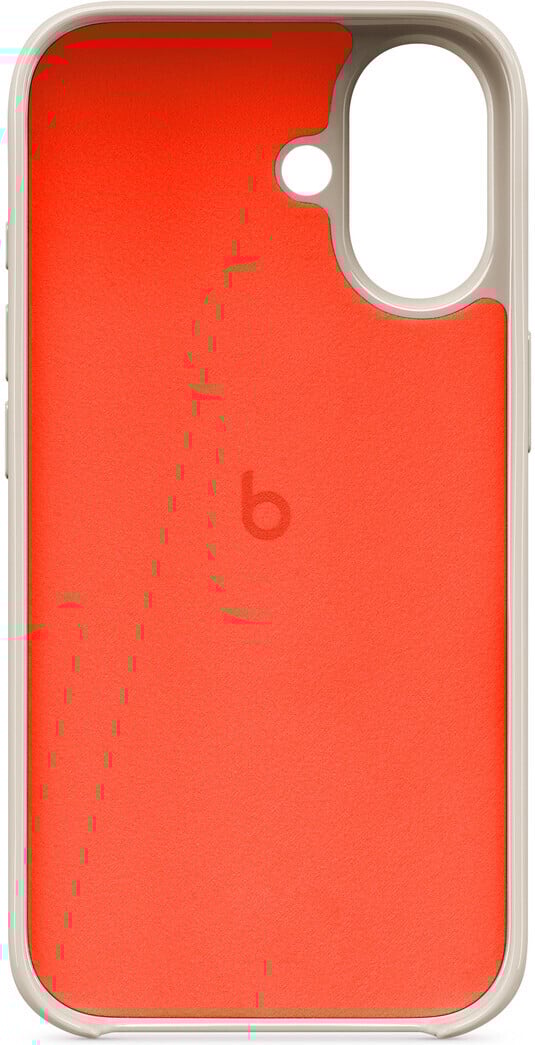 Apple iPhone 16 Beats silikonikuori MagSafella, kallionruskea