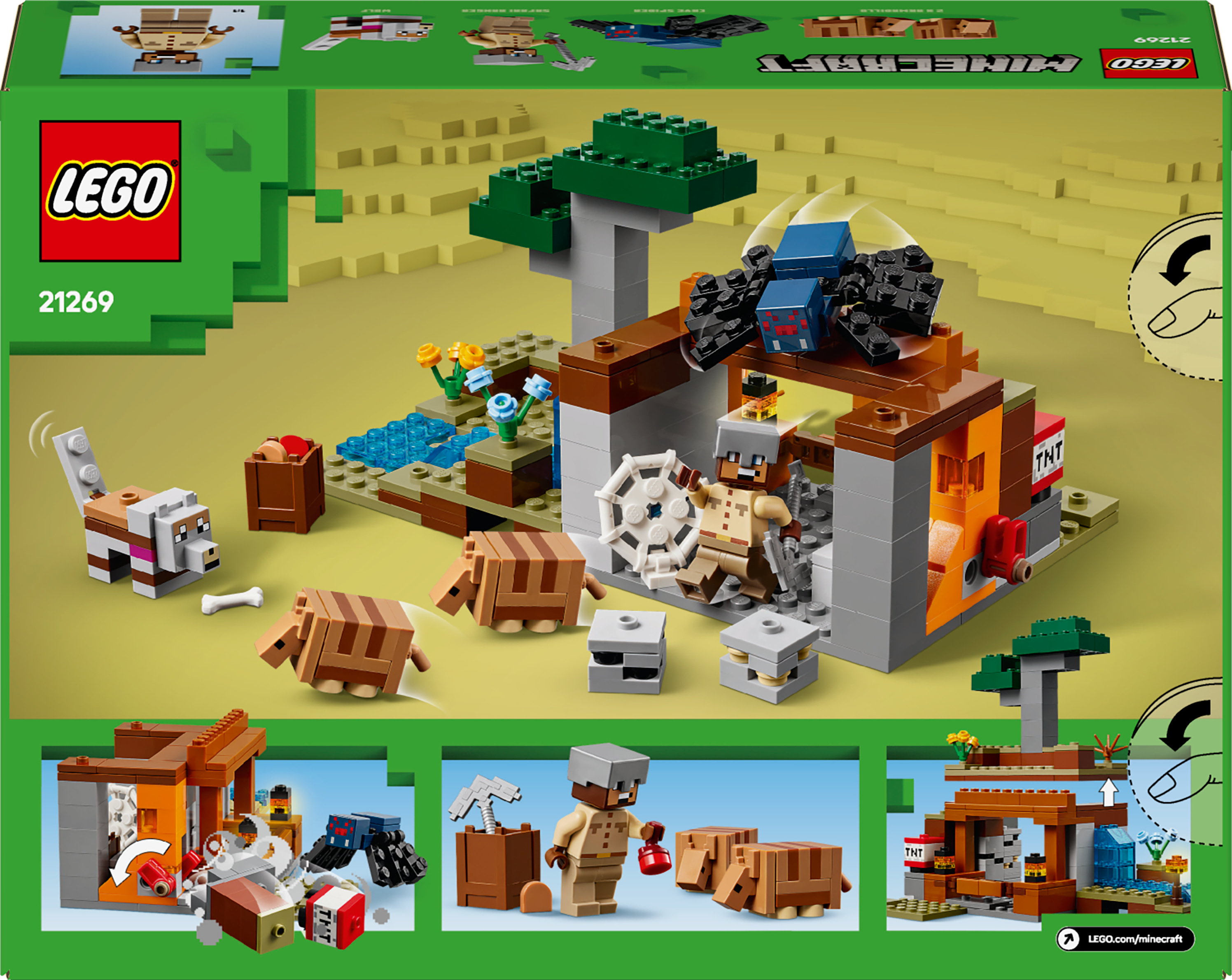 LEGO Minecraft 21269 – Vyötiäisen kaivos