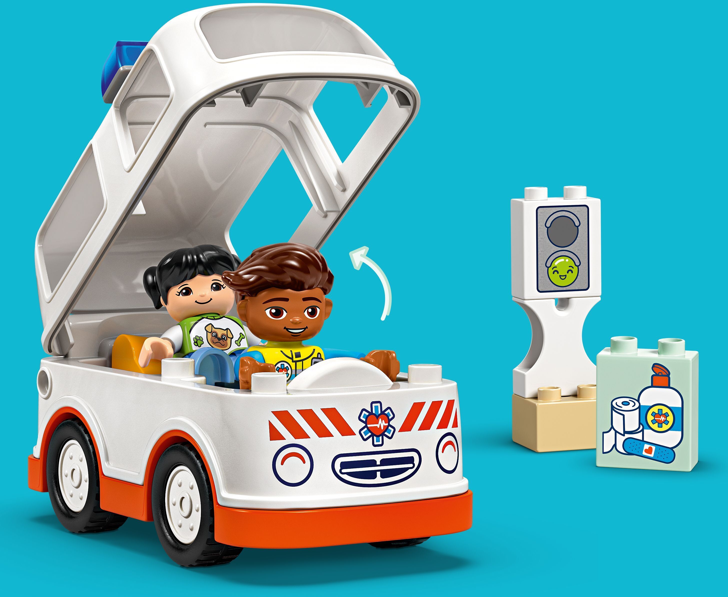 LEGO DUPLO Town 10447 – Ambulanssi ja kuljettaja