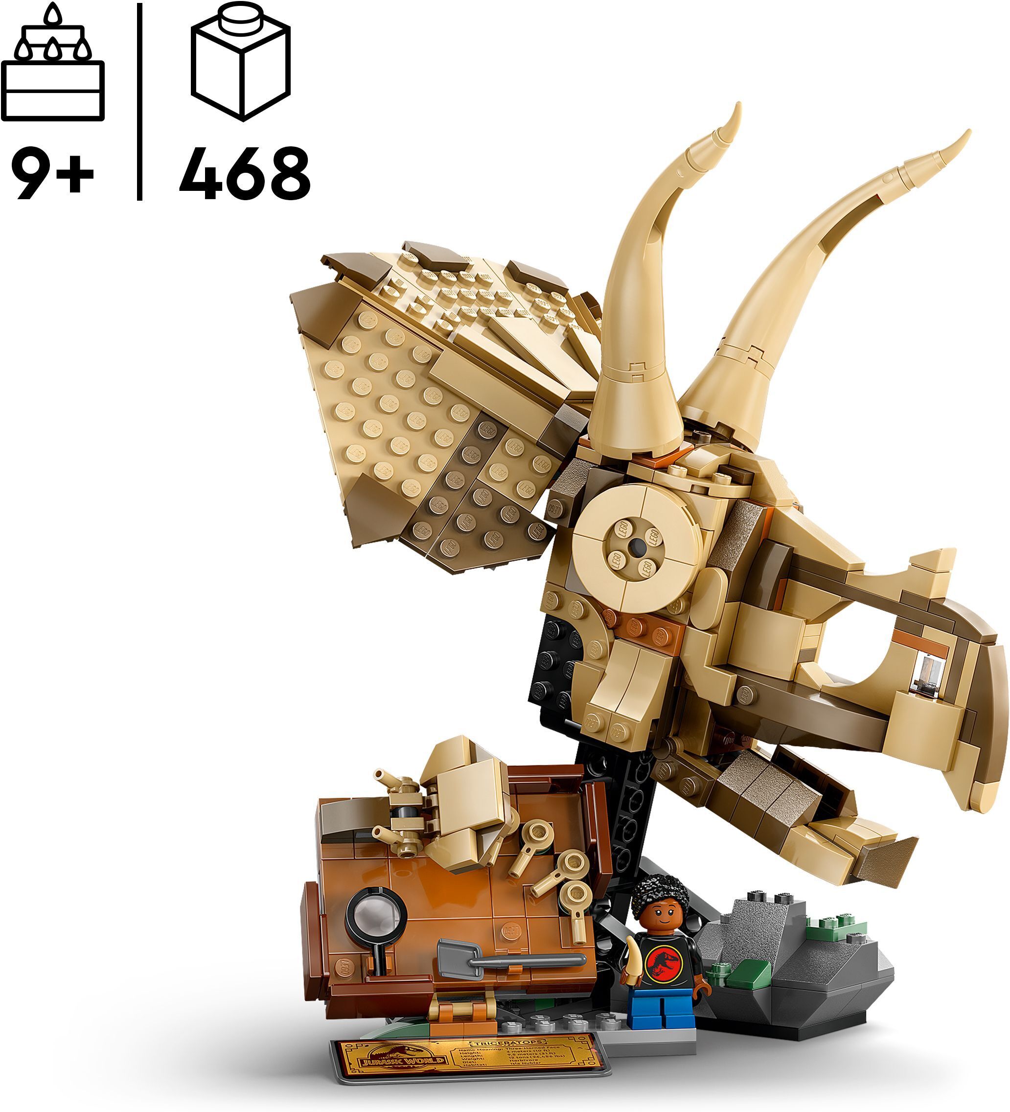 LEGO Jurassic World 76969 – Dinosaurusfossiilit: Triceratopsin kallo