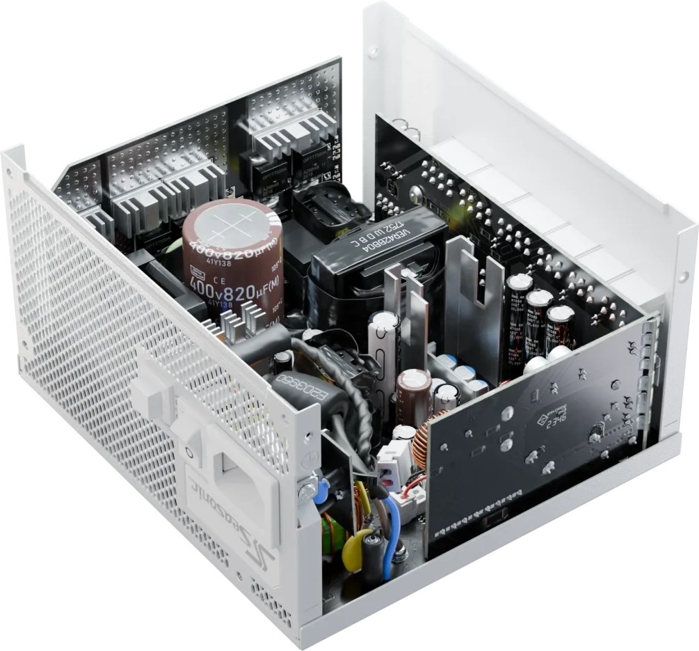 Seasonic FOCUS GX-1000 ATX 3.1 (2024) -virtalähde, valkoinen, 1000W