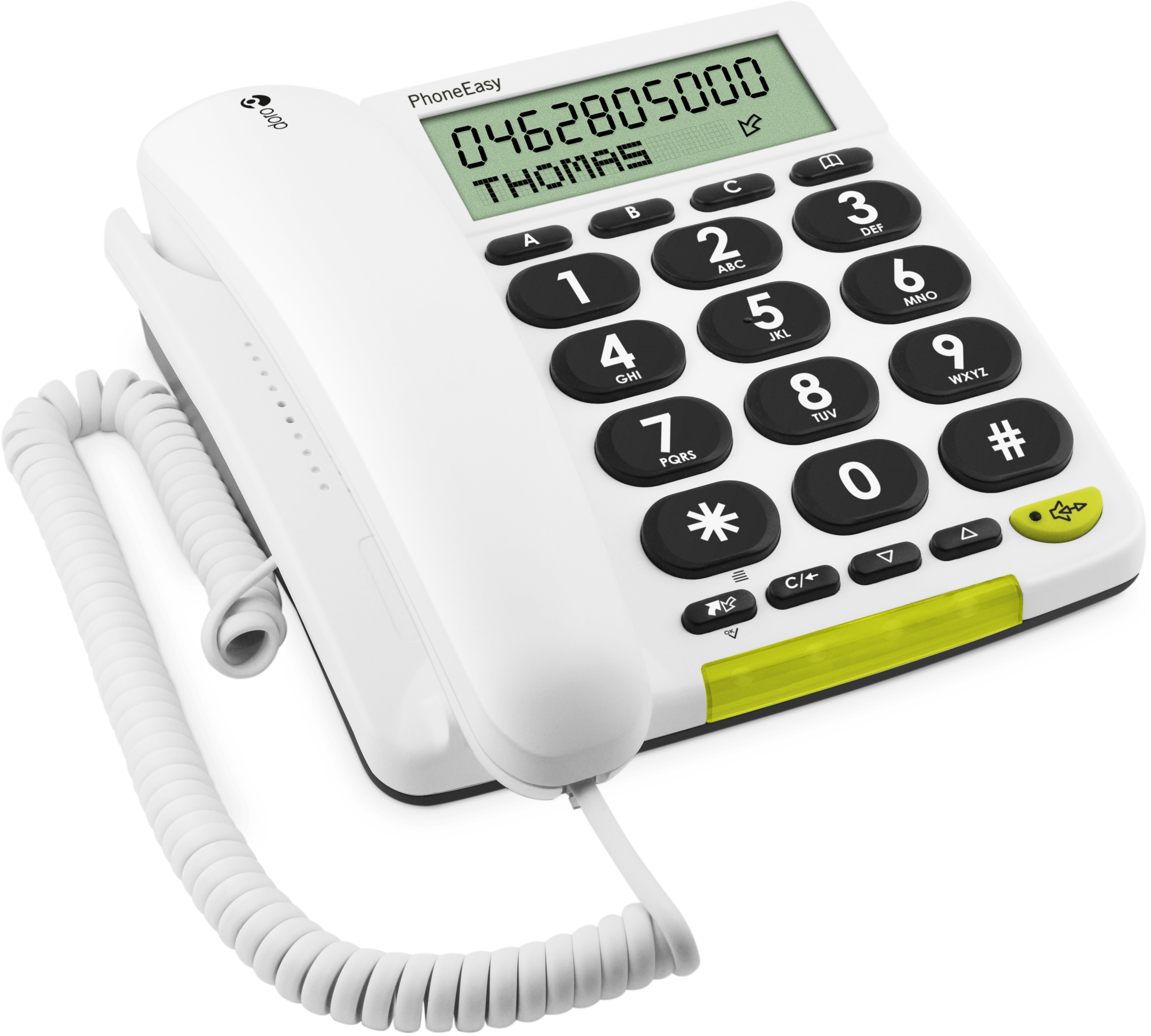 Doro PhoneEasy 312cs -lankapuhelin, valkoinen