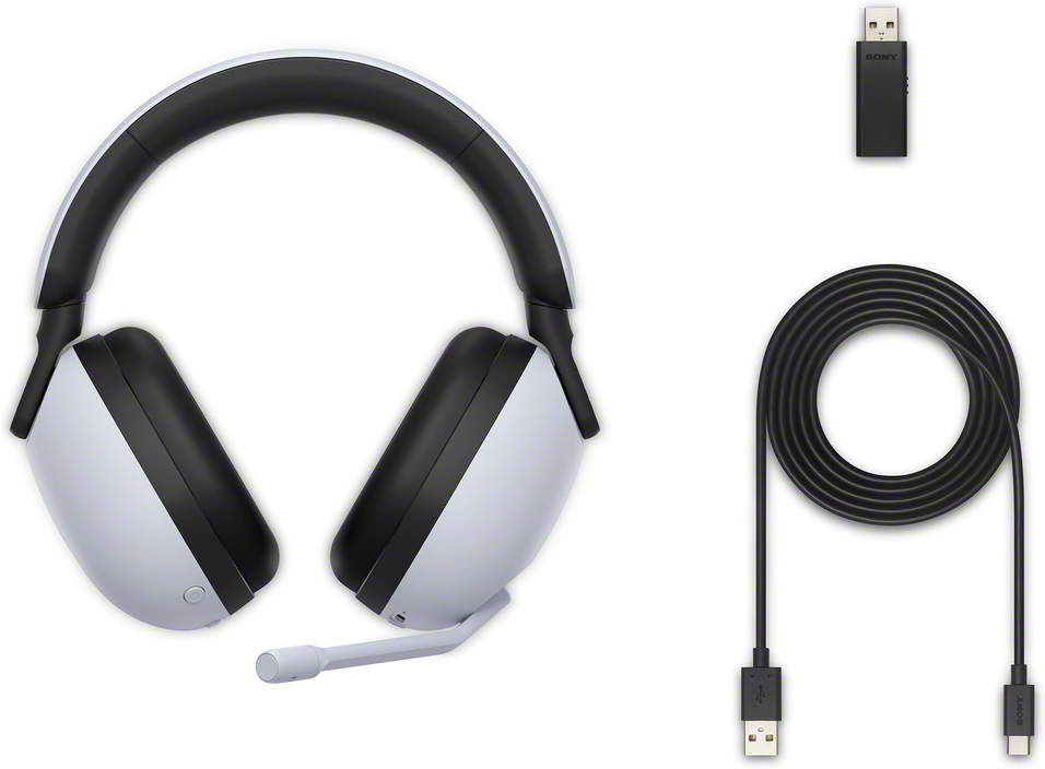 Sony INZONE H9 (WH-G900N) -langattomat pelikuulokkeet, valkoinen
