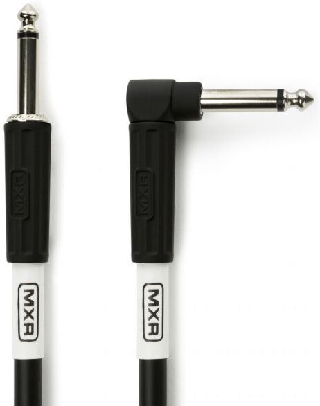 MXR Standard -instrumenttikaapeli kulmaliittimellä 3m, musta