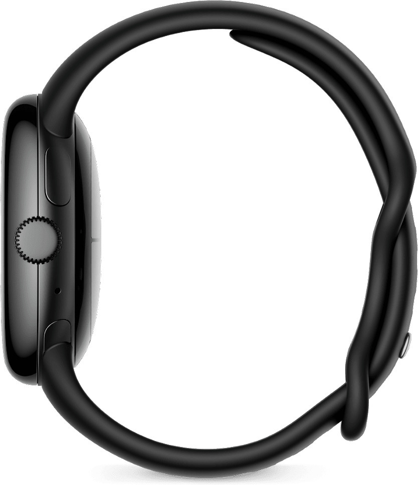 Google Pixel Watch WiFi -älykello, Matte Black / Obsidian