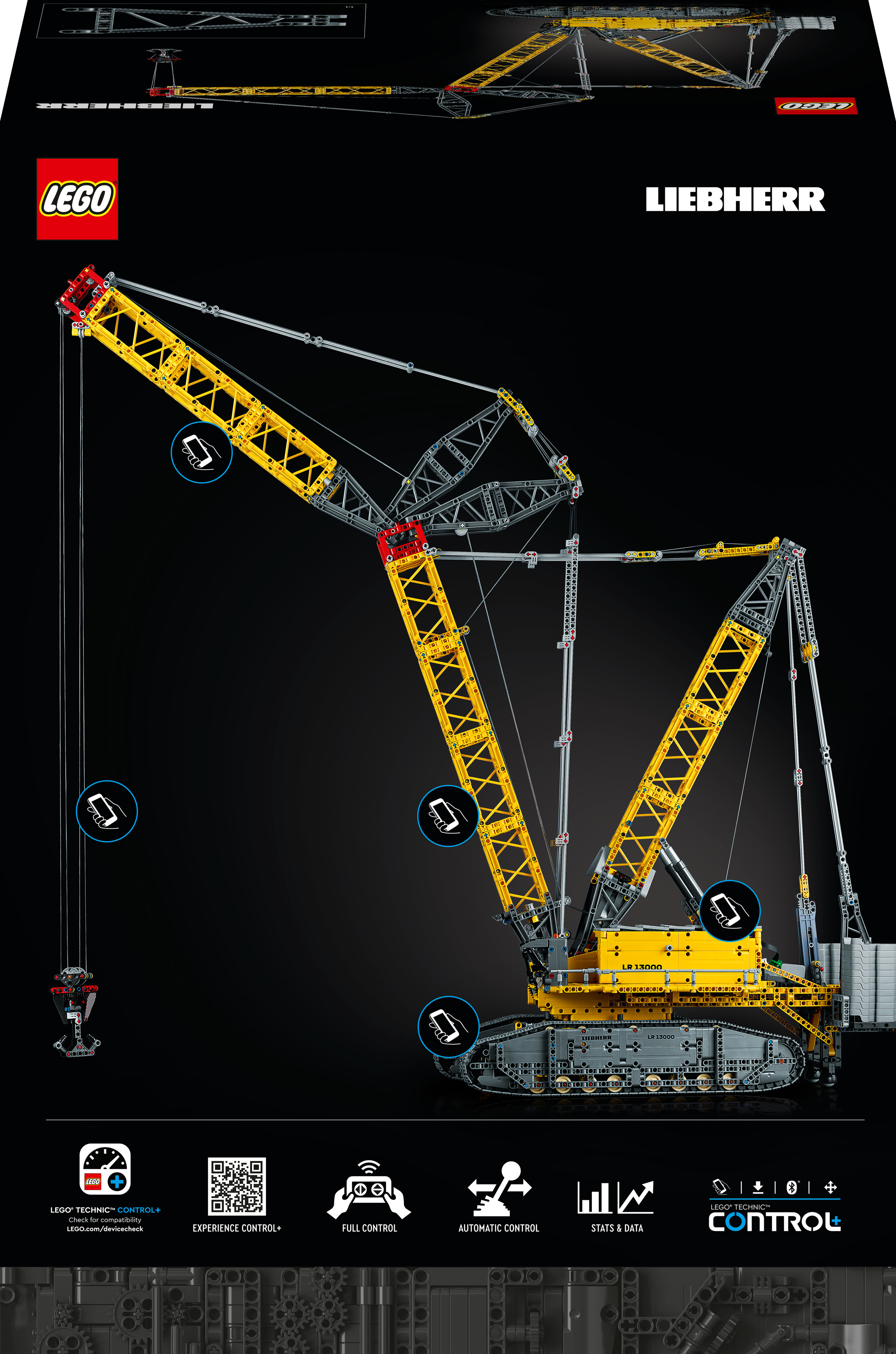 LEGO Technic 42146 - Liebherr LR 13000 ‑telanosturi