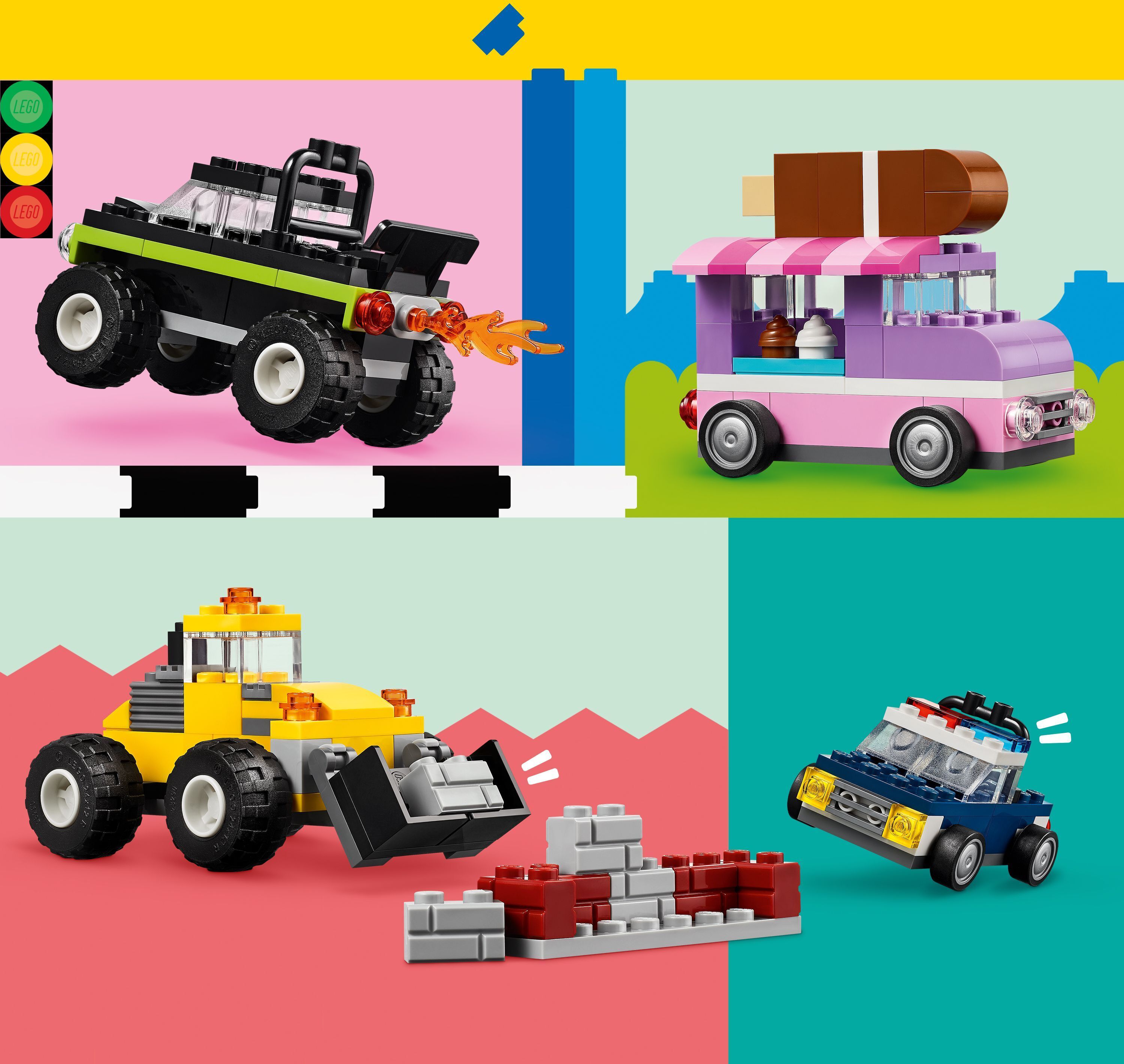 LEGO Classic 11036  - Luovat ajoneuvot