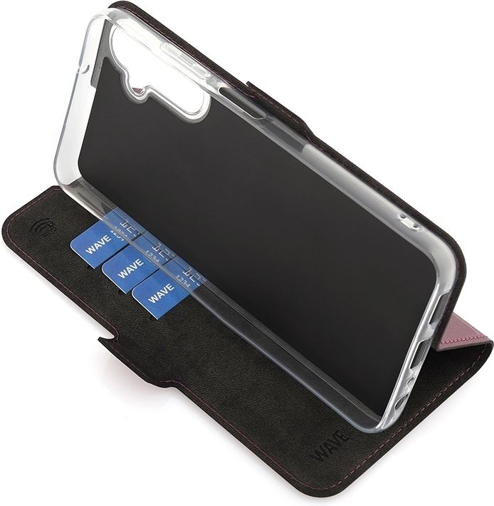 Wave BookCase, Samsung Galaxy A05s, Smoky Sangria 3 Wave BookCase, Samsung Galaxy A05s, Smoky Sangria - Image 3