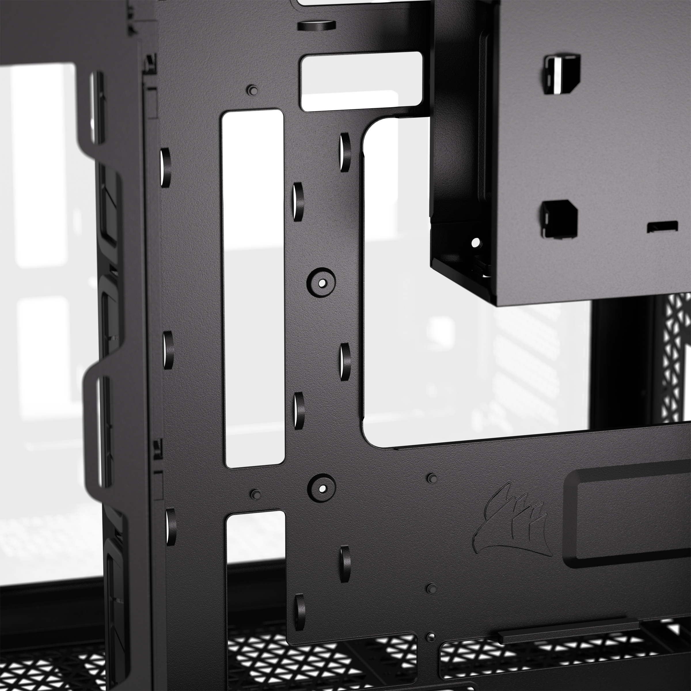 Corsair 2500D Airflow Micro-ATX-kotelo ikkunalla, musta