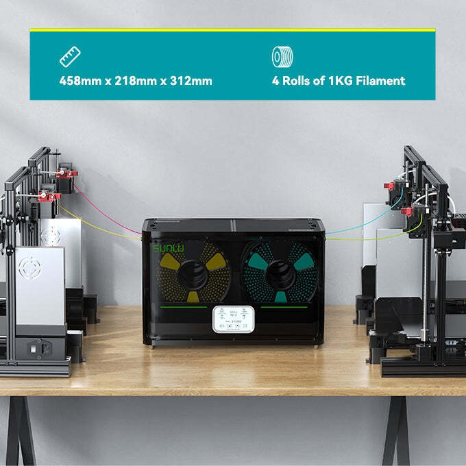 SUNLU FilaDryer S4 -filamenttikuivuri