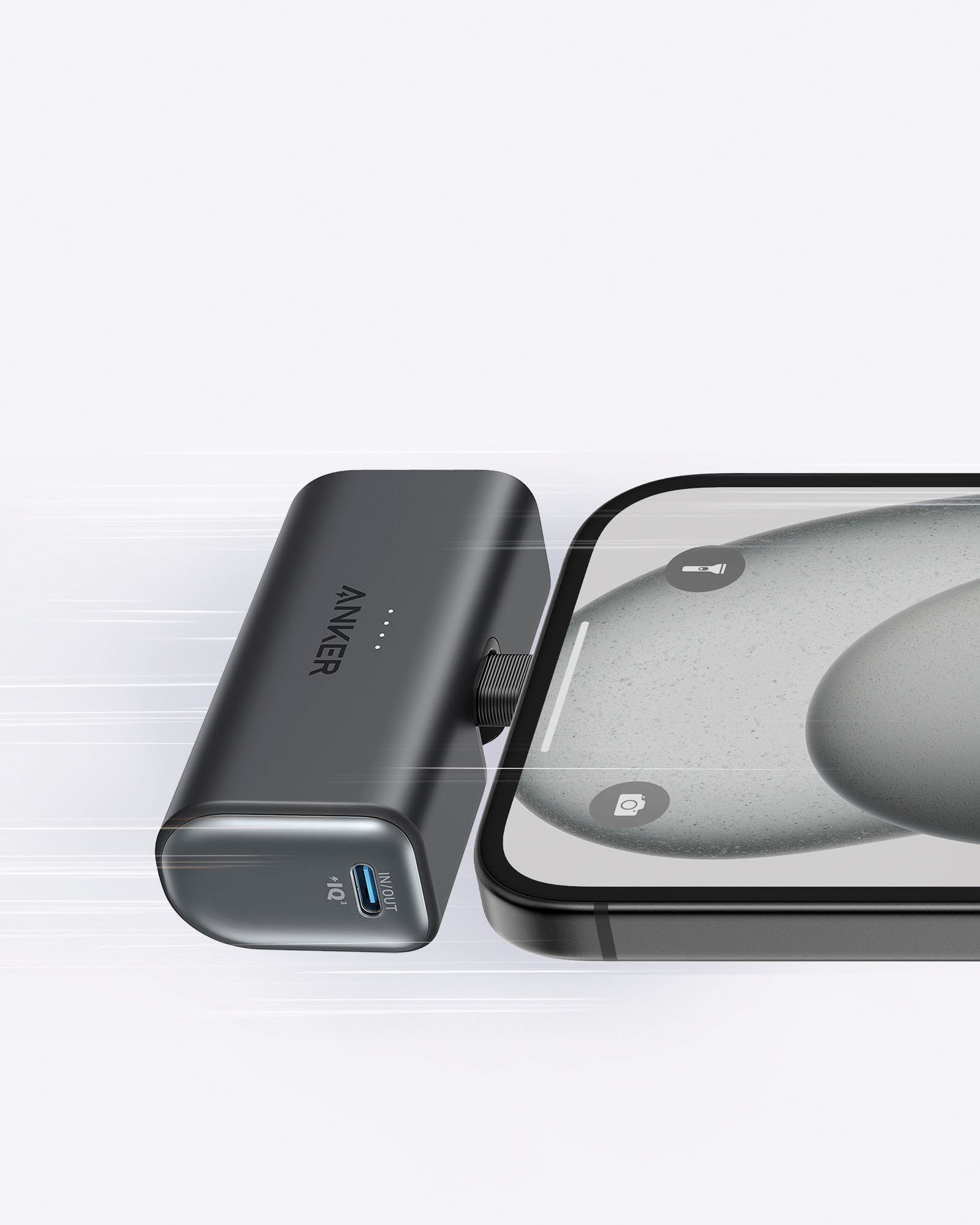 Anker Nano Power Bank -varavirtalähde, 5000 mAh, musta