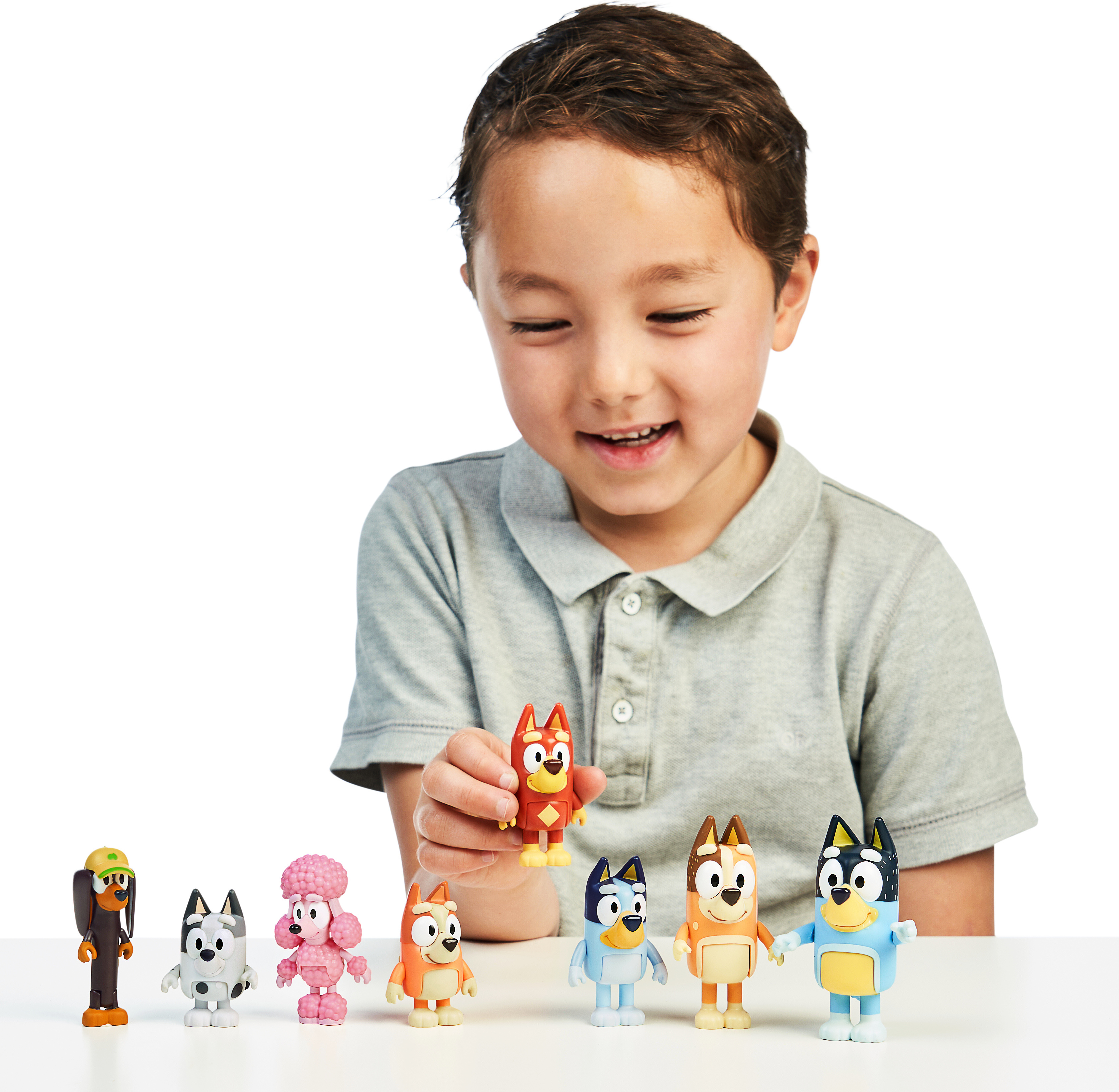 Bluey Figures Multipack - hahmopakkaus, 8 hahmoa