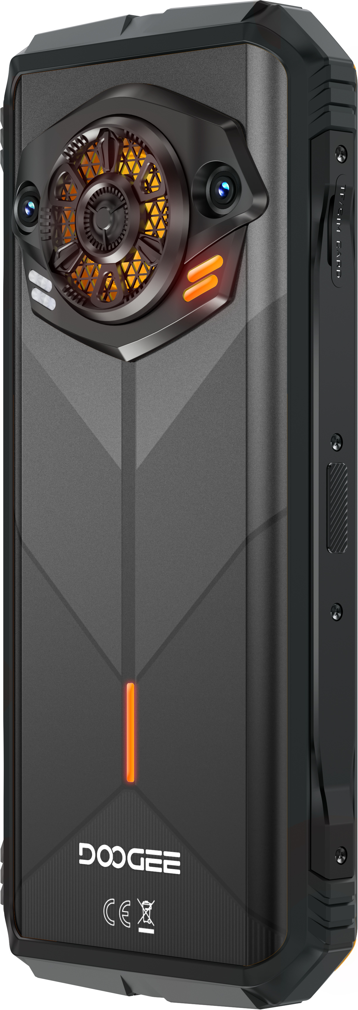 DOOGEE S Punk -puhelin, 256/6 Gt, musta