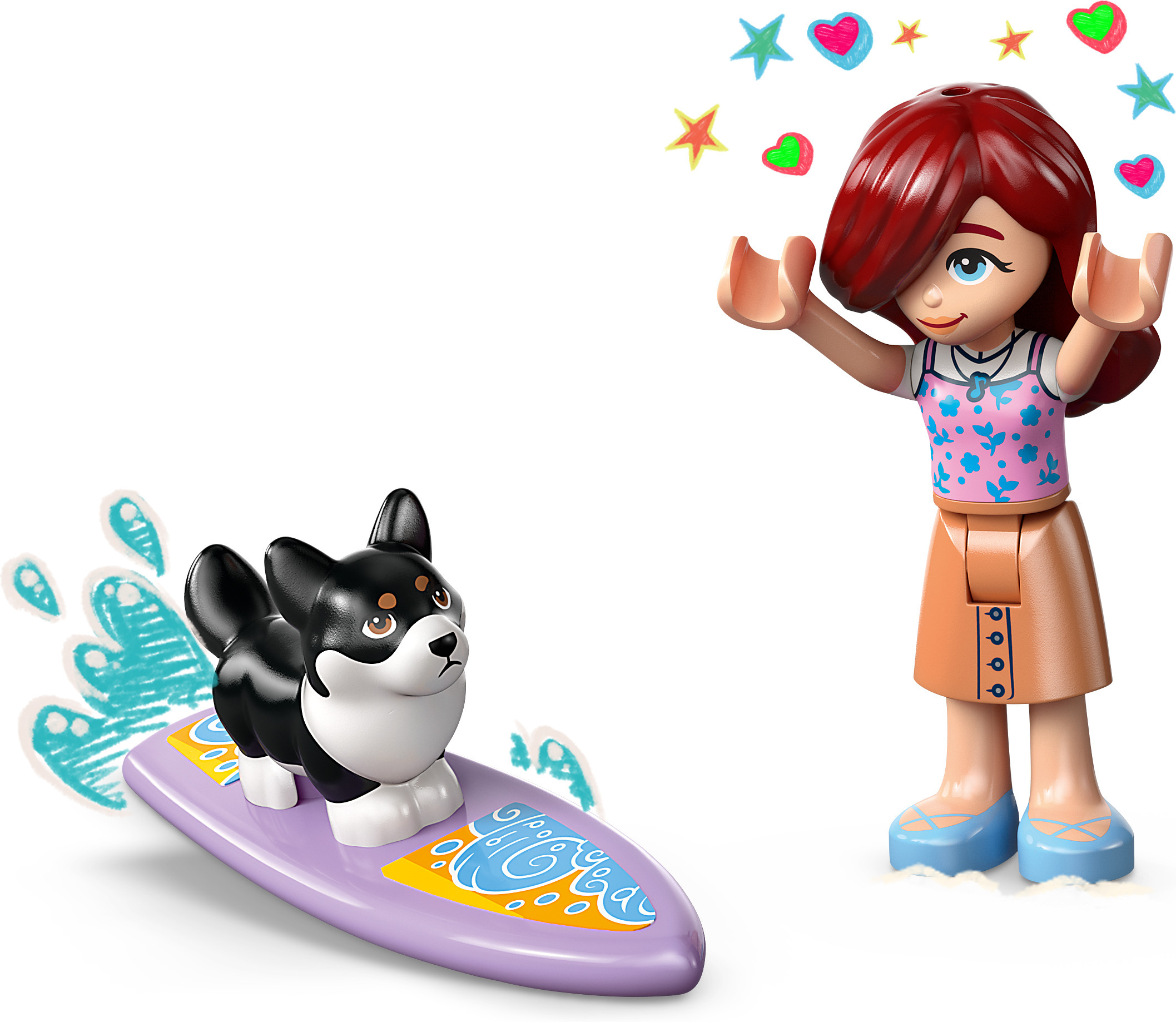 LEGO Friends 42641 – Surffikoirat ja skootteriseikkailu