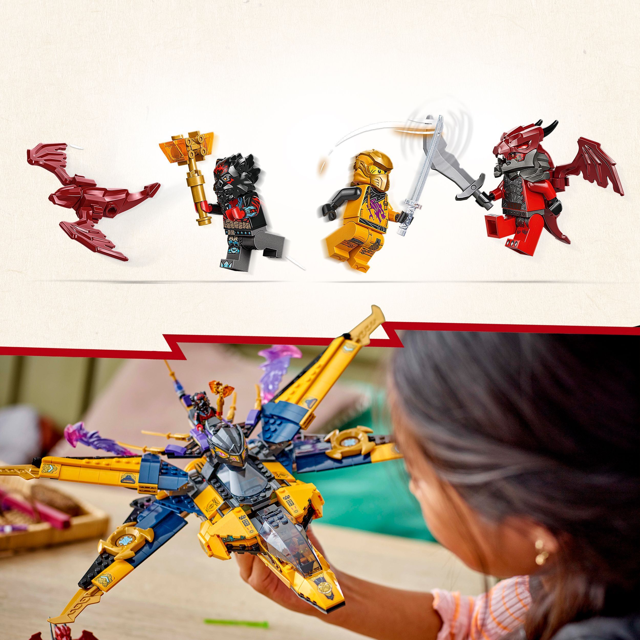 LEGO Ninjago 71833 – Rasin ja Arinin supernopea suihkari