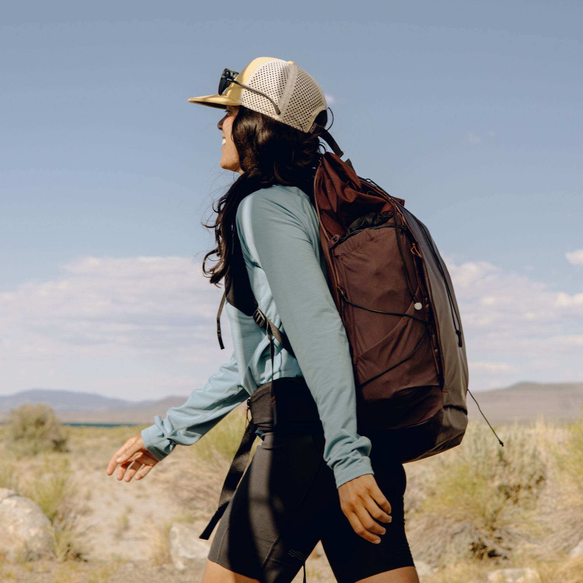 Peak Design Outdoor Backpack 45L -reppu, punainen kuunpimennys