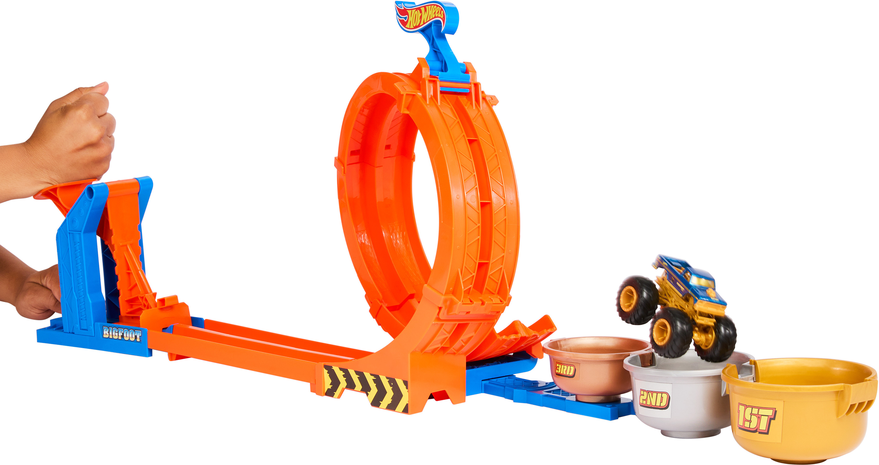 Hot Wheels Monster Trucks Loop & Flip Trophy Challenge autorata
