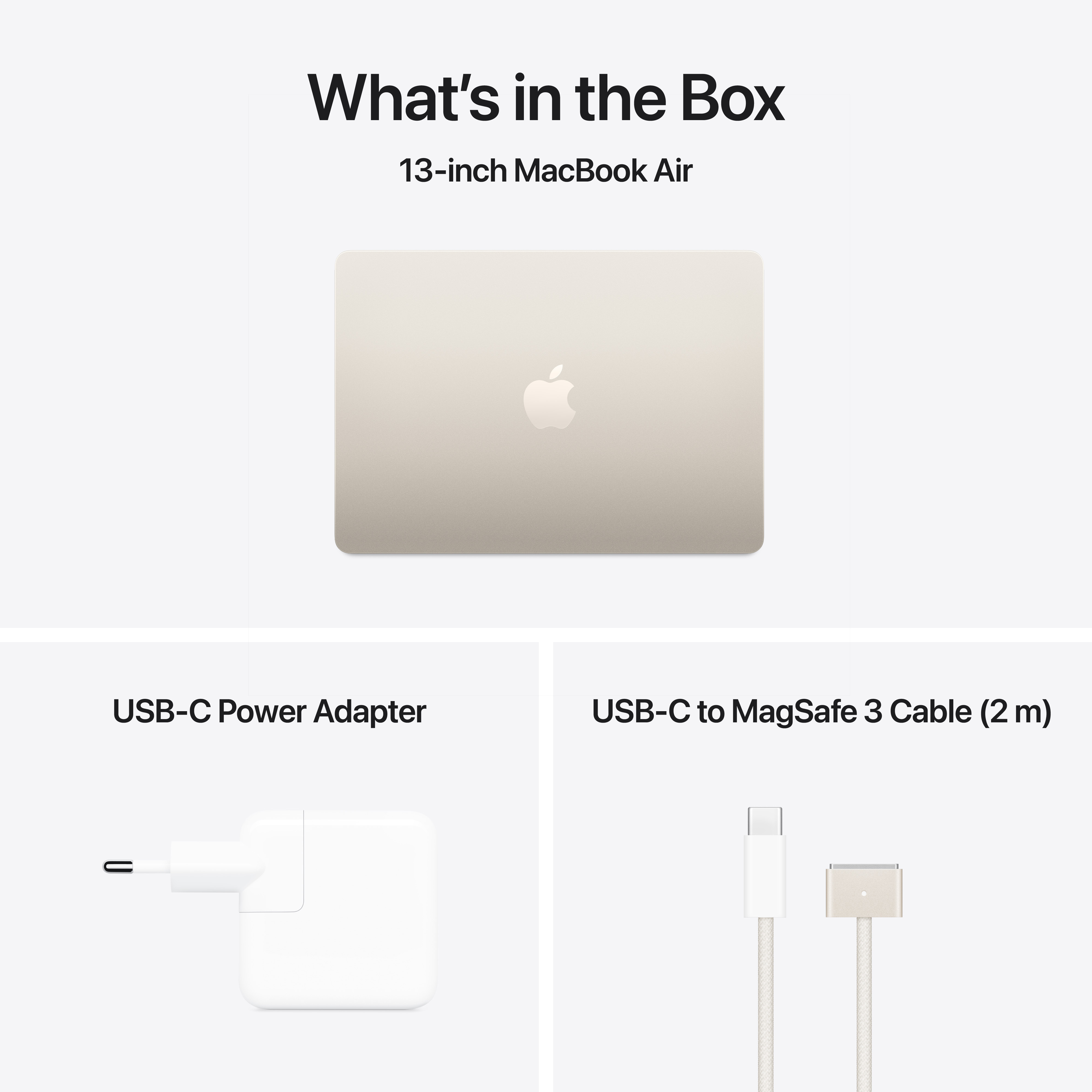 Apple MacBook Air 13" M4 24 Gt, 512 Gt 2025 -kannettava, hopea (MC654)