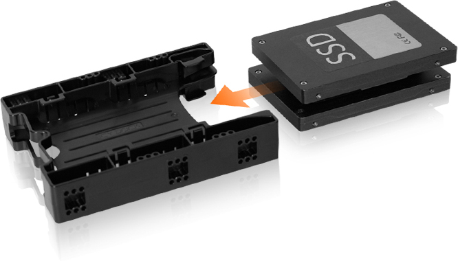 IcyDock MB290SP-B 2 x 2.5" - 3,5" -adapteri