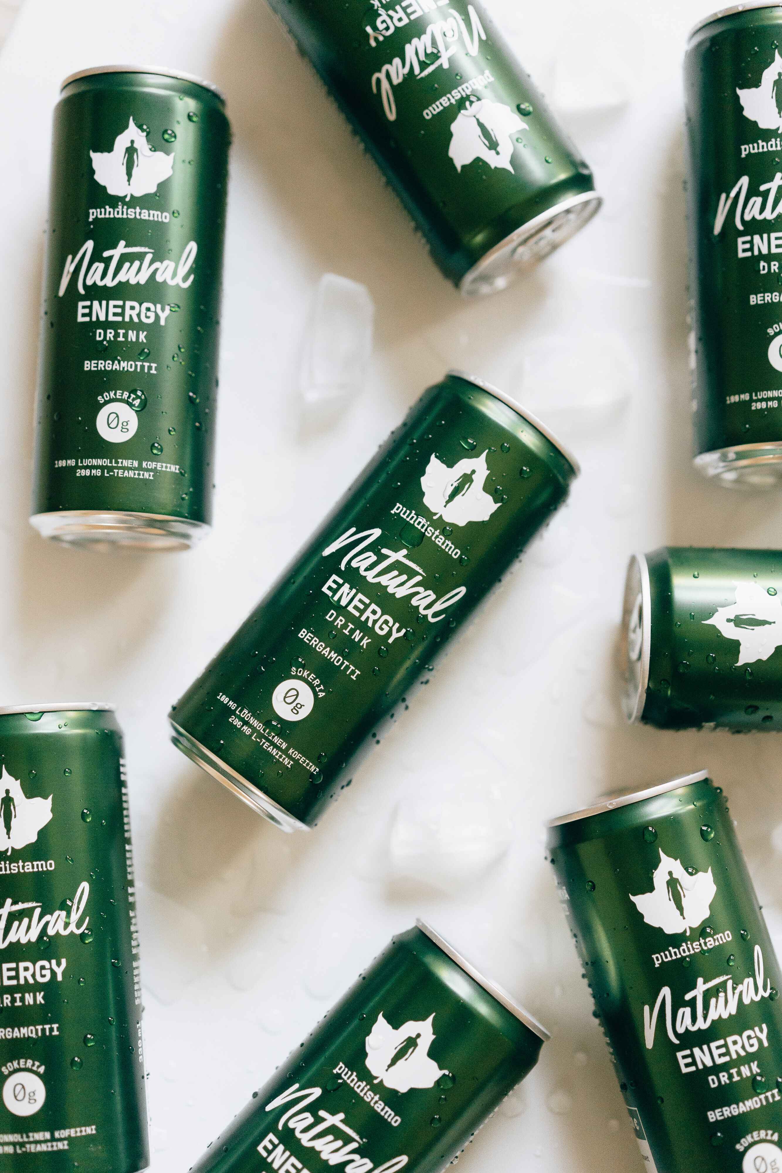 Puhdistamo Natural Energy Drink Bergamotti energiajuoma, 330 ml, 24