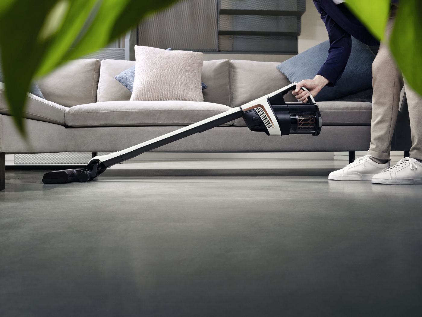 Miele Triflex HX2 -varsi-imuri, valkoinen