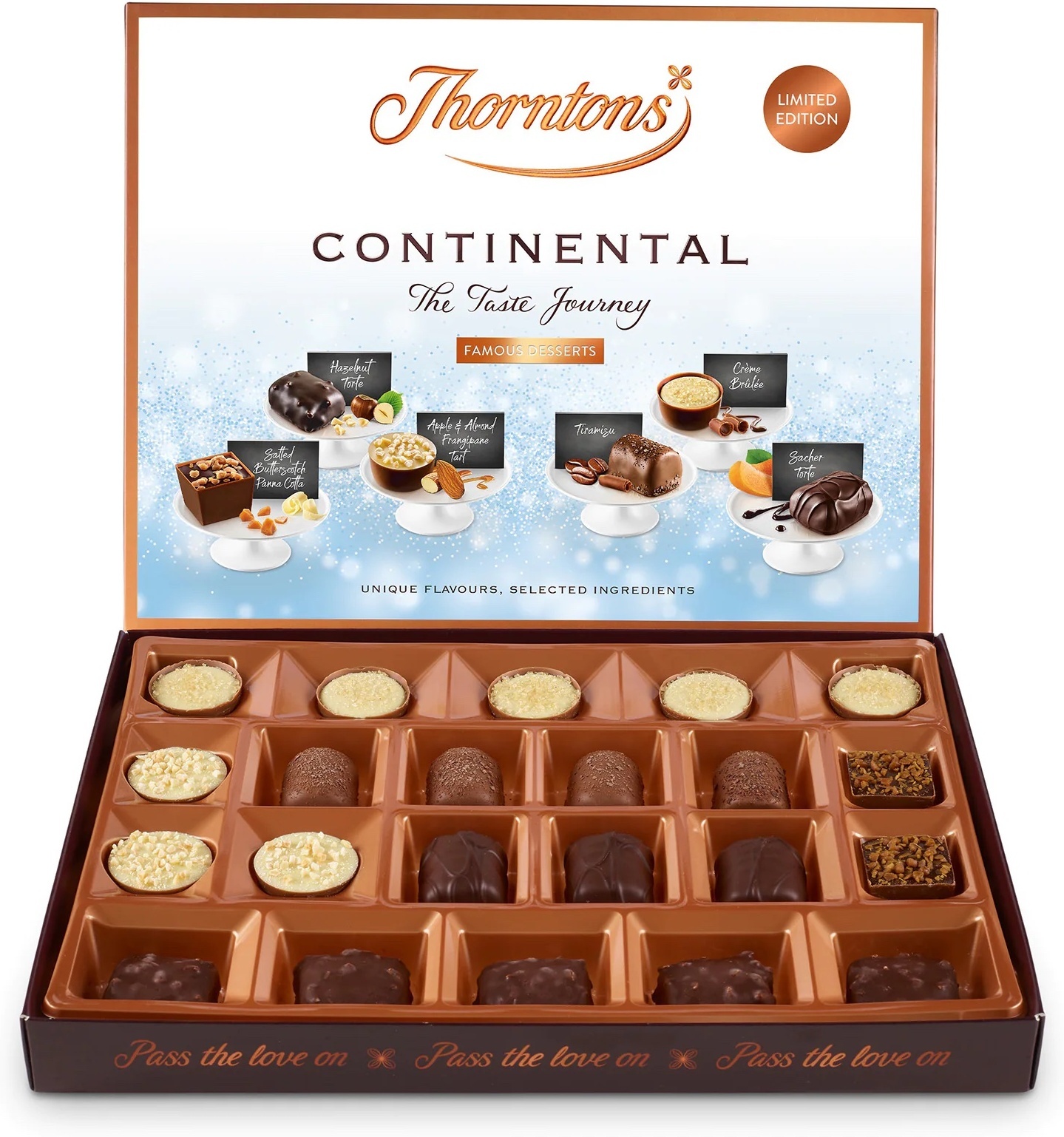 Thorntons Continental Desserts suklaakonvehdit, 259 g