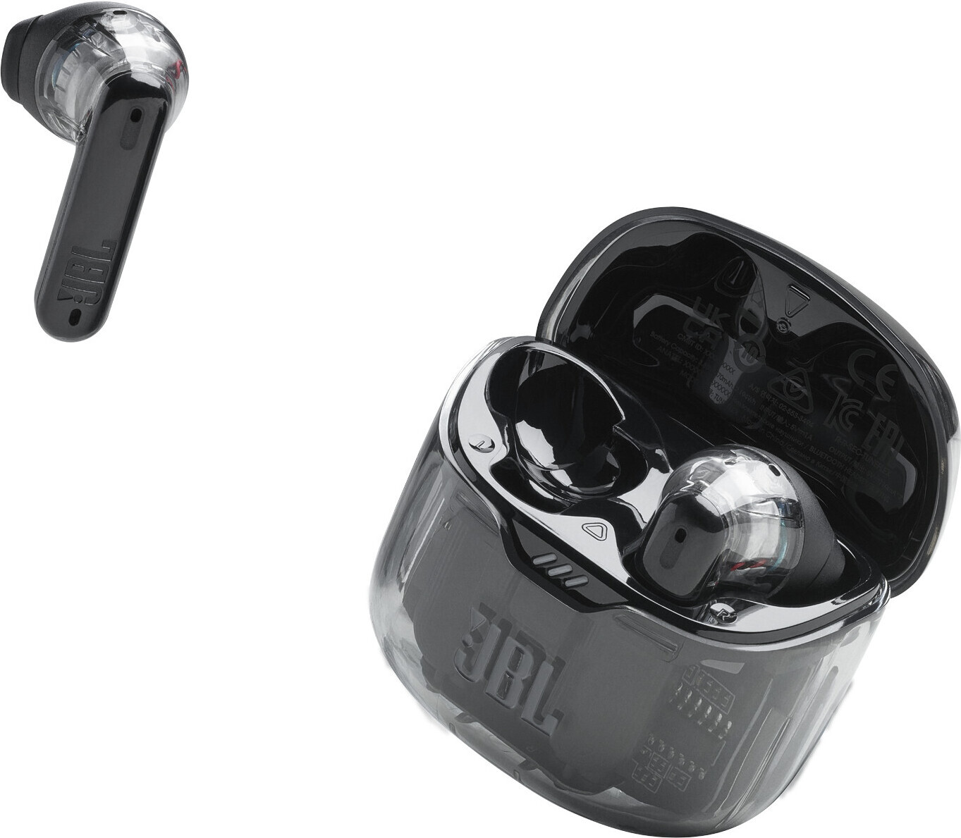 JBL Tune Flex NC -vastamelunappikuulokkeet, Ghost Black
