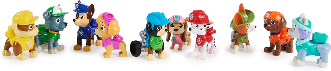 Ryhmä Hau All Paws -hahmopakkaus, 10 figuuria