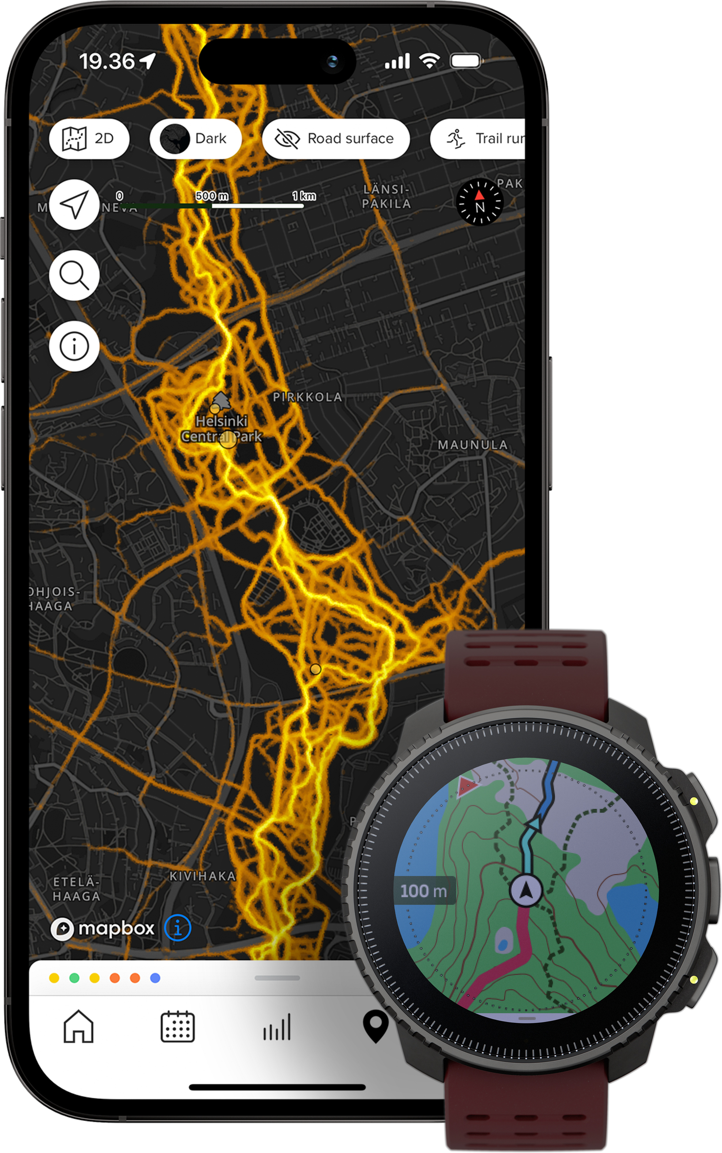 Suunto Vertical -urheilukello, Black Ruby