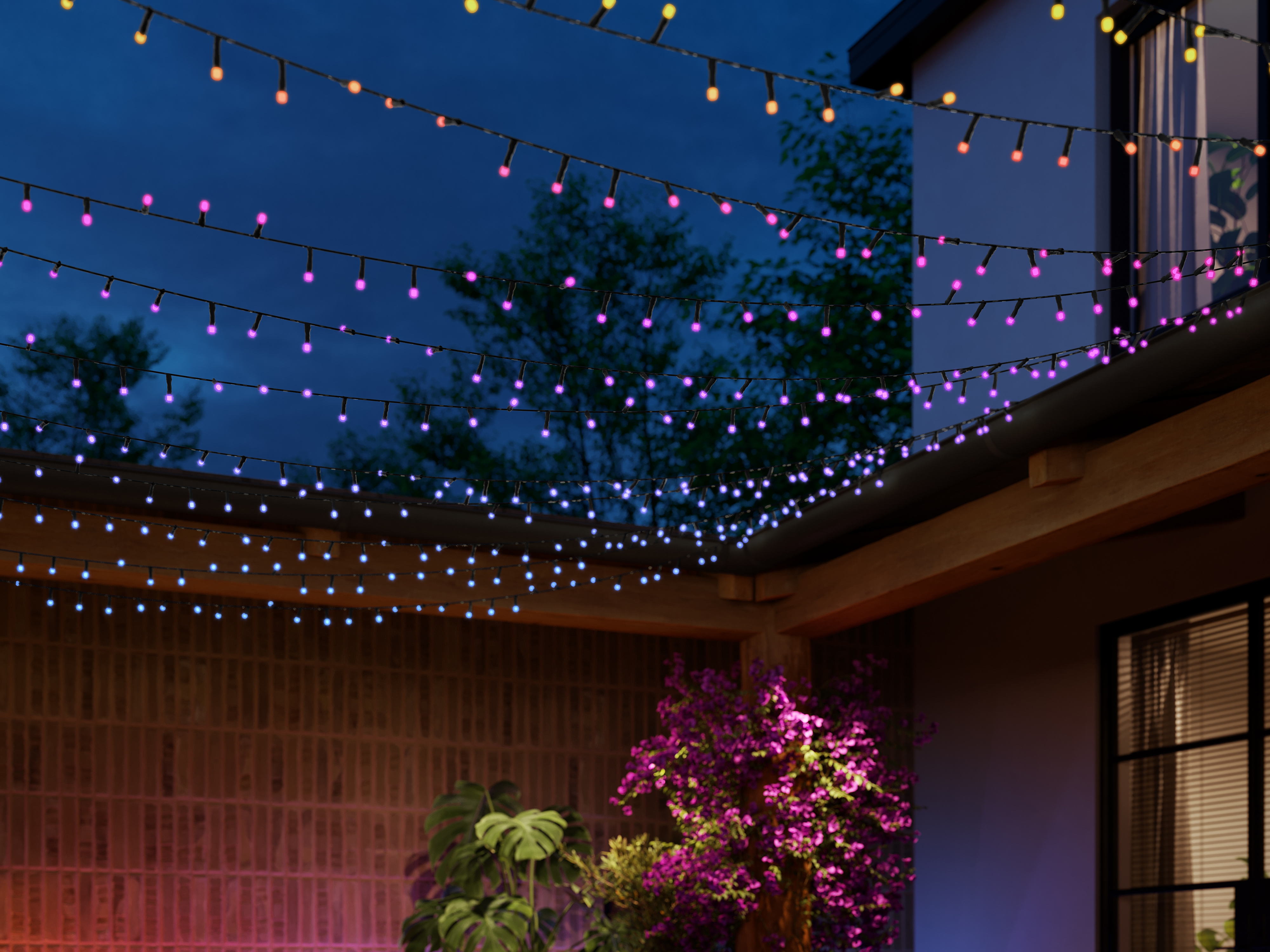 Philips HUE Festavia valosarja, 250 lediä