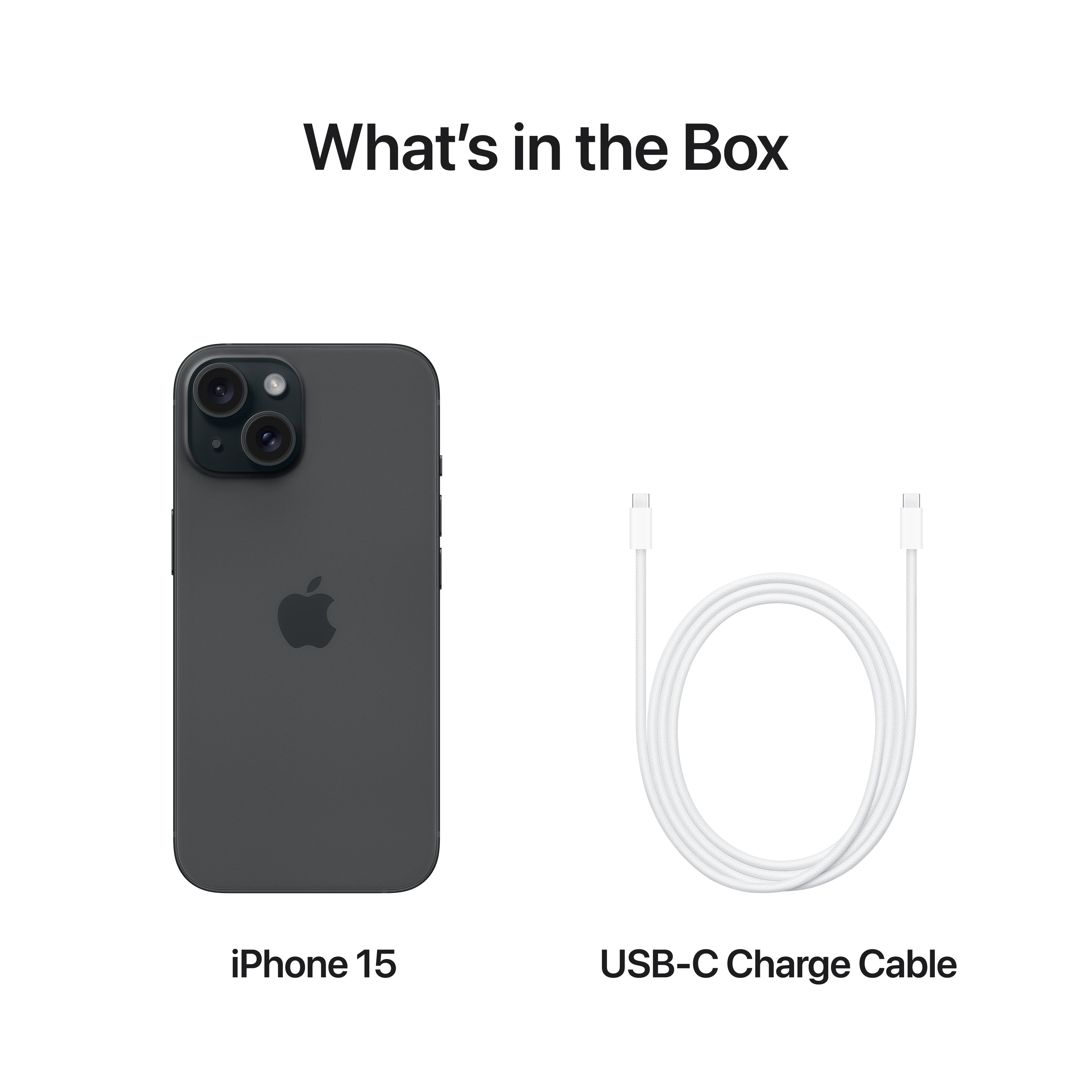 Apple iPhone 15 256 Gt -puhelin, musta (MTP63)