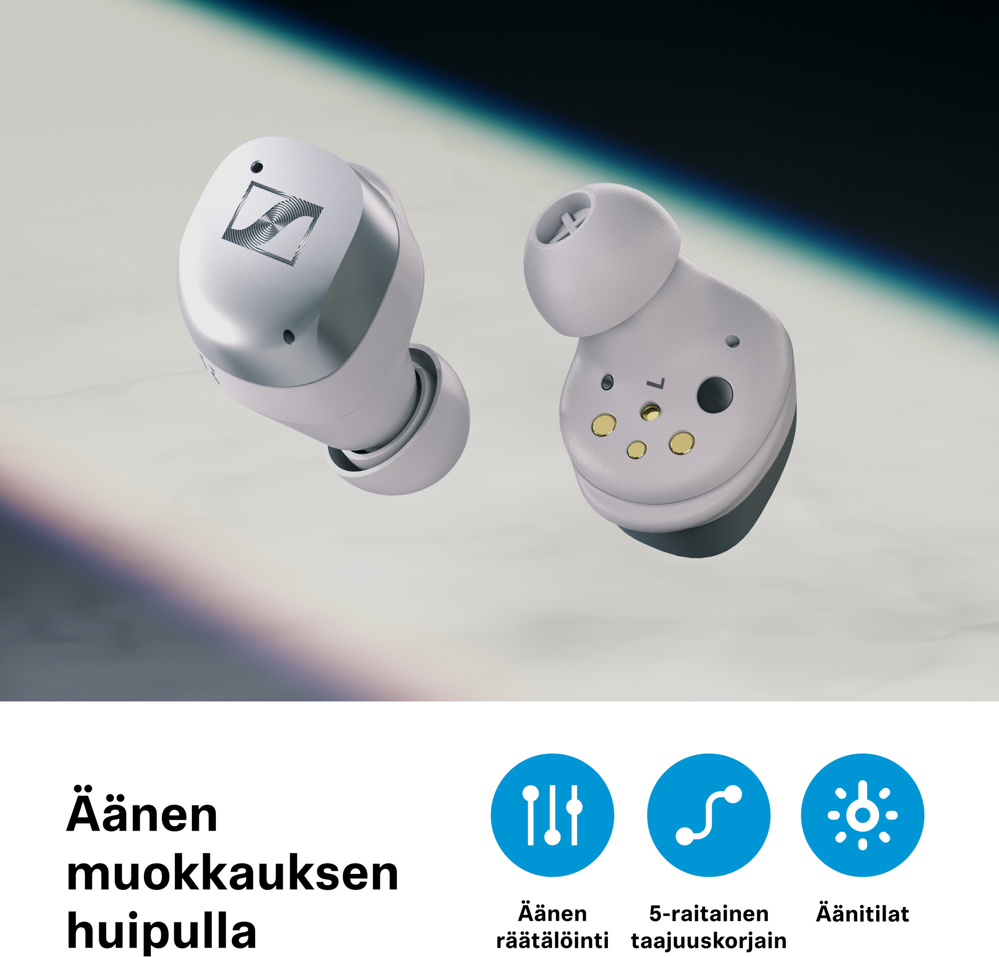 Sennheiser Momentum True Wireless 4 vastamelunappikuulokkeet, Black Copper