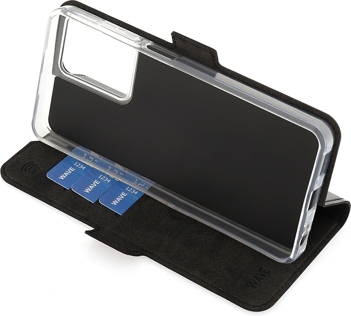 Wave BookCase -suojakuori, HMD Pulse Pro, musta