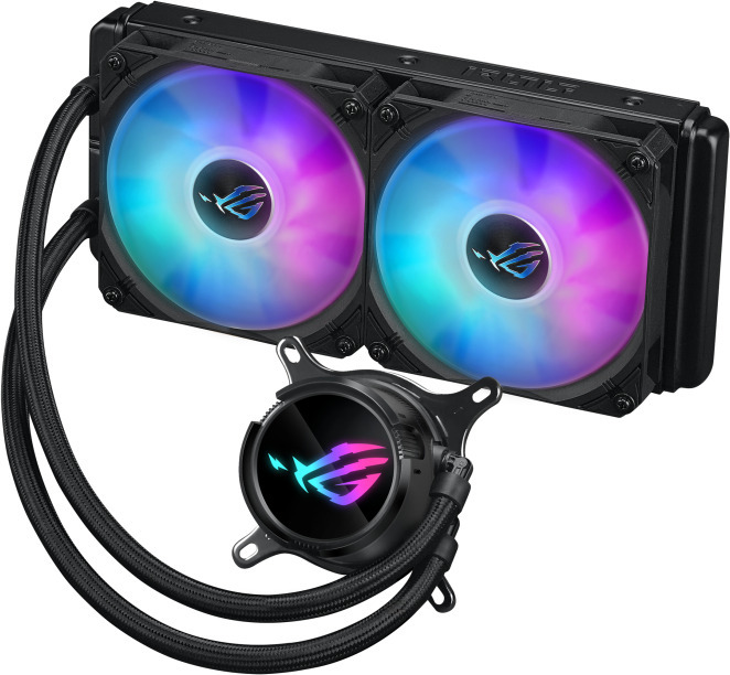 Asus ROG STRIX LC III 240 ARGB -nestejäähdytysjärjestelmä, musta
