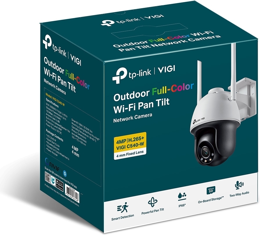 TP-Link VIGI C540-W -valvontakamera sisä- ja ulkokäyttöön