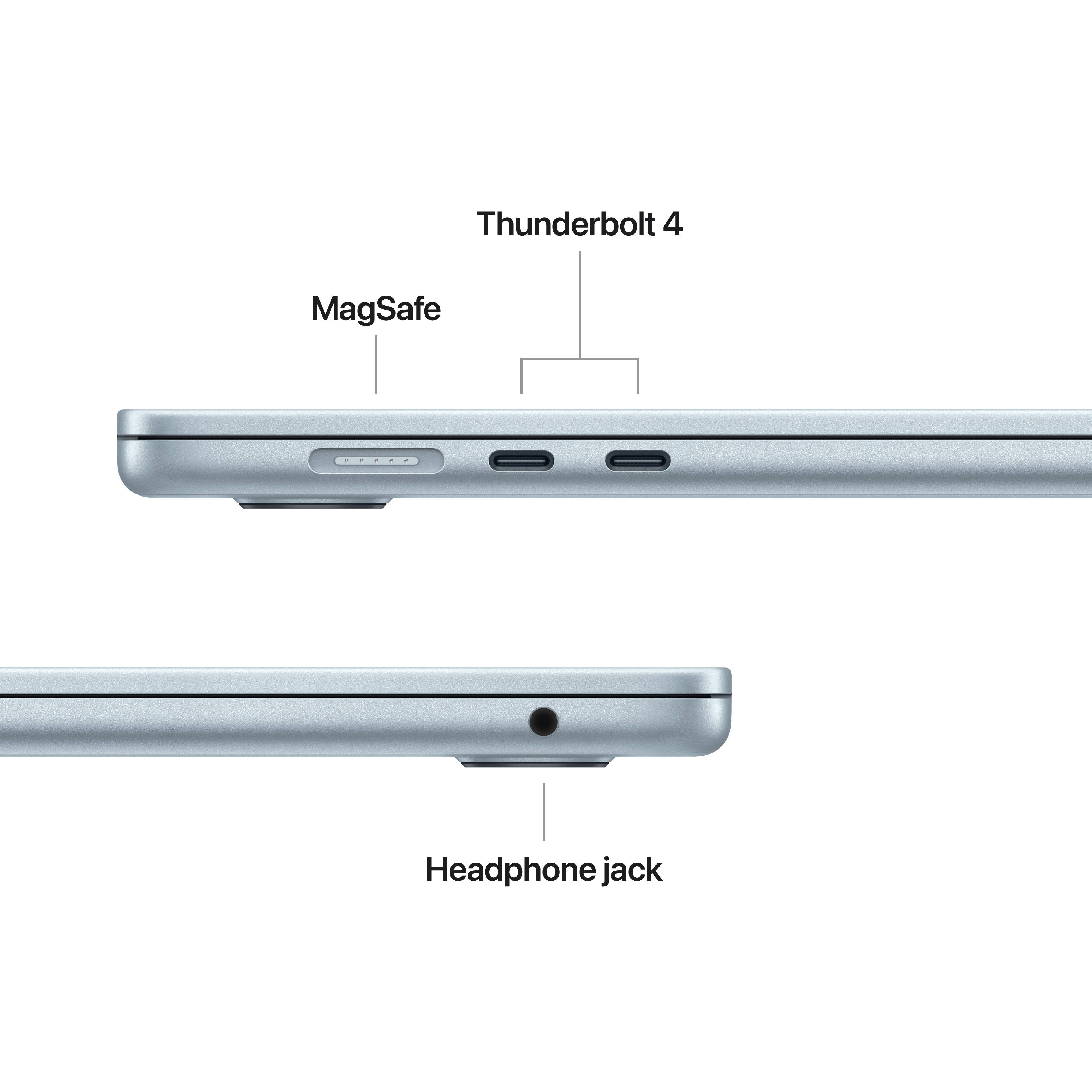 Apple MacBook Air 13" M4 24 Gt, 512 Gt 2025 -kannettava, keskiyö (MC6C4)