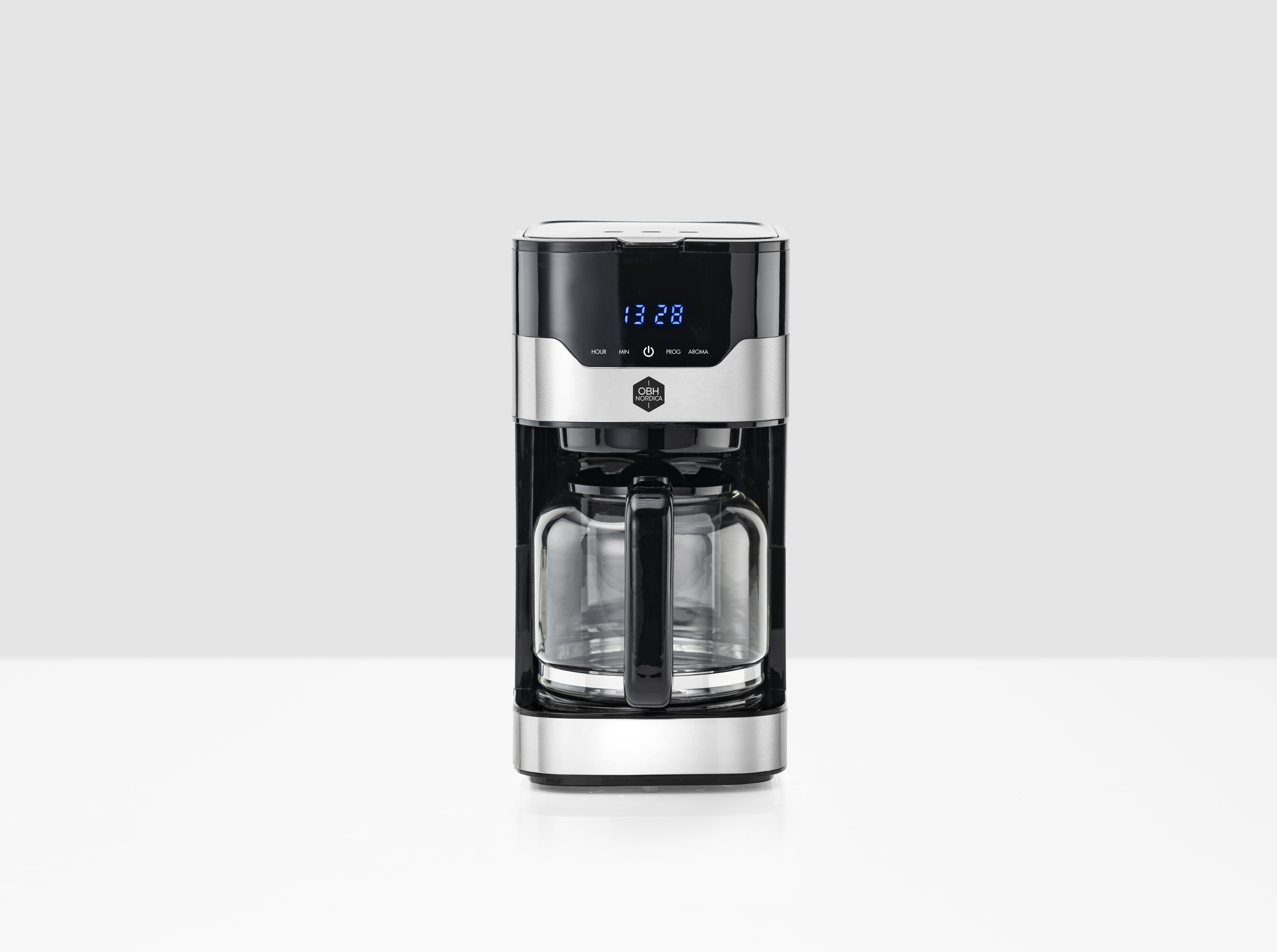 OBH Nordica Timer Aroma -kahvinkeitin, musta