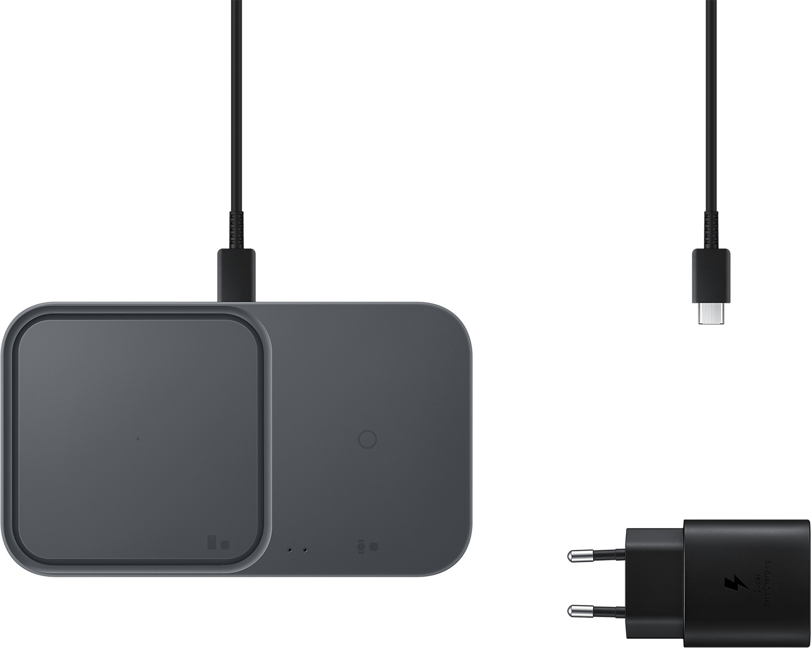 Samsung Duo Charger 15 W -latausasema, musta