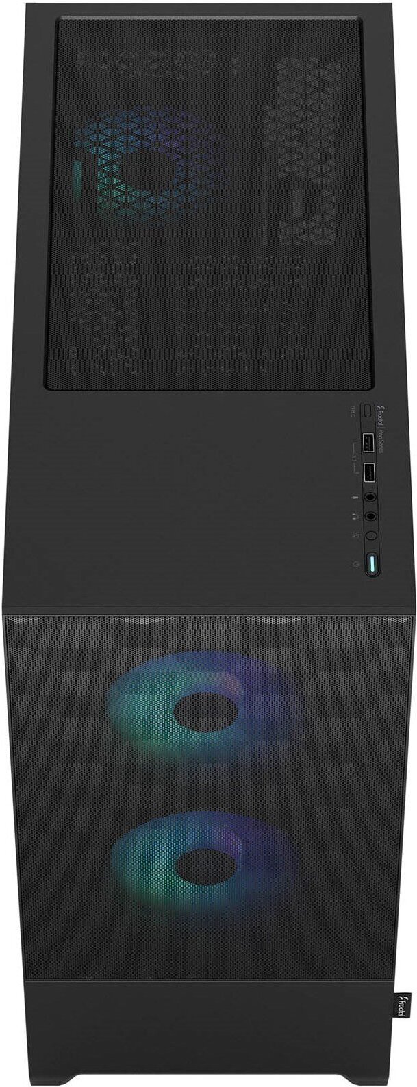Fractal Design Pop Air RGB Black TG ATX-kotelo ikkunalla, musta