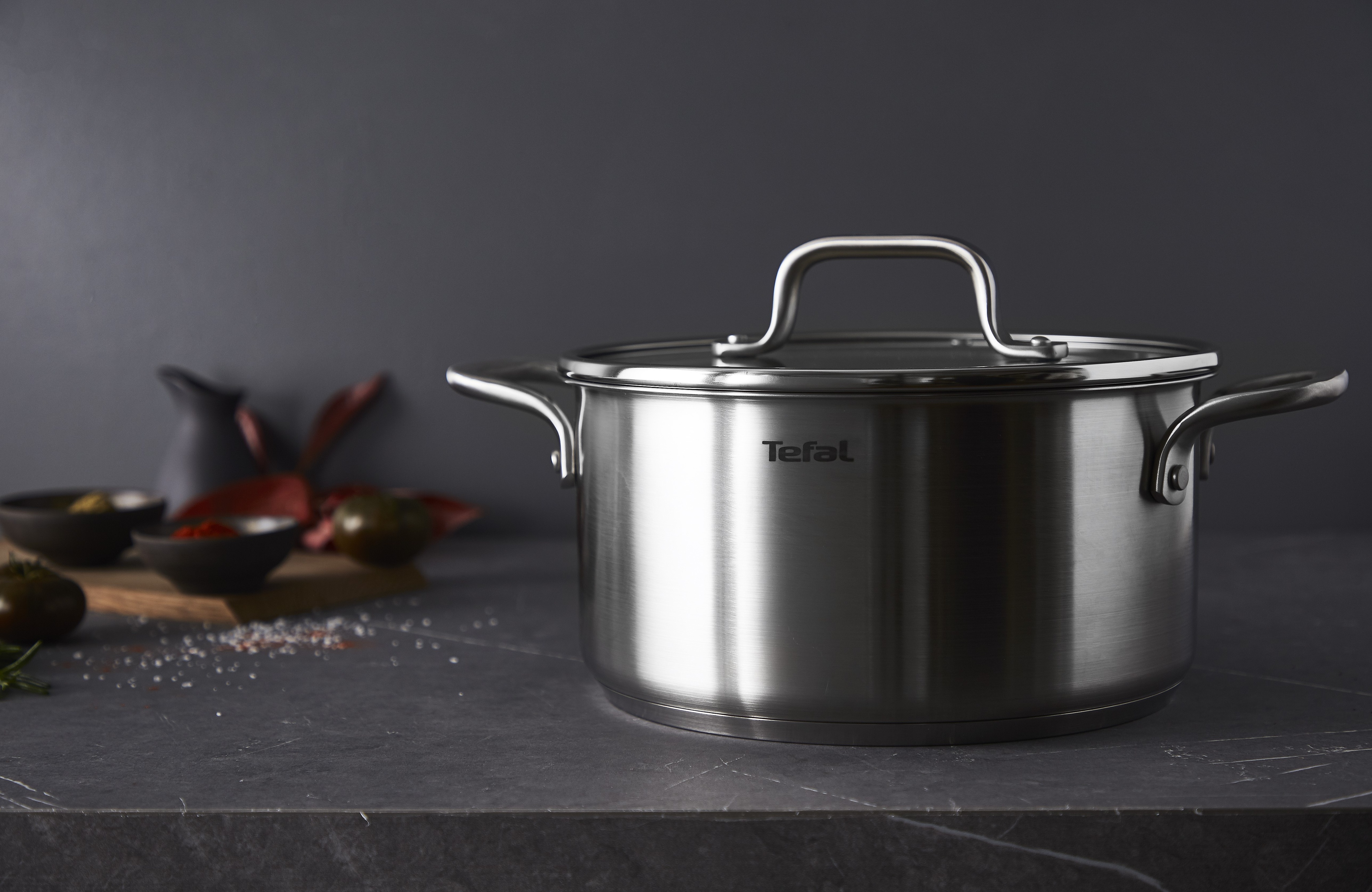 Tefal Virtuoso -kattila, 24 cm / 5,3 L, ruostumaton teräs