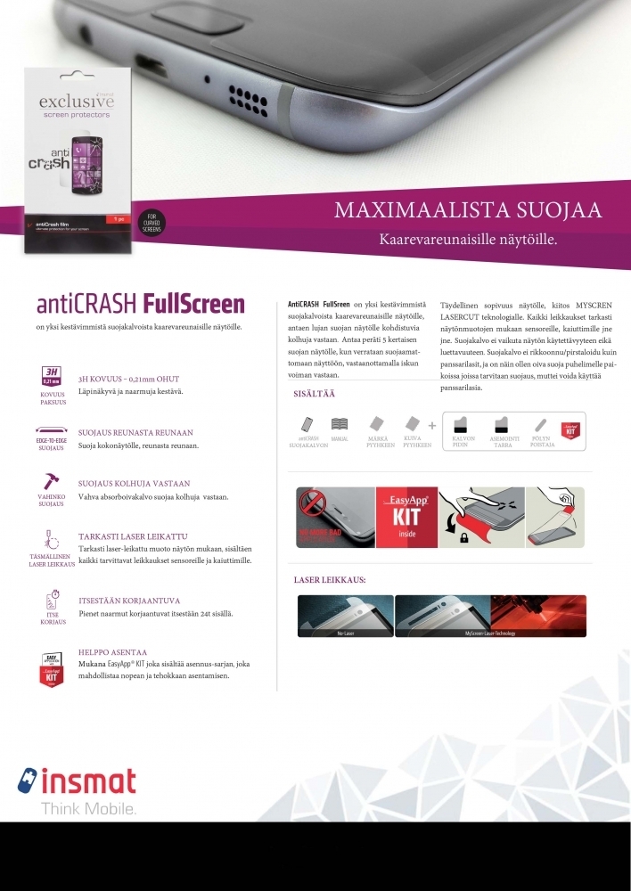 Insmat Anticrash -suojakalvo, Nokia G42 5G