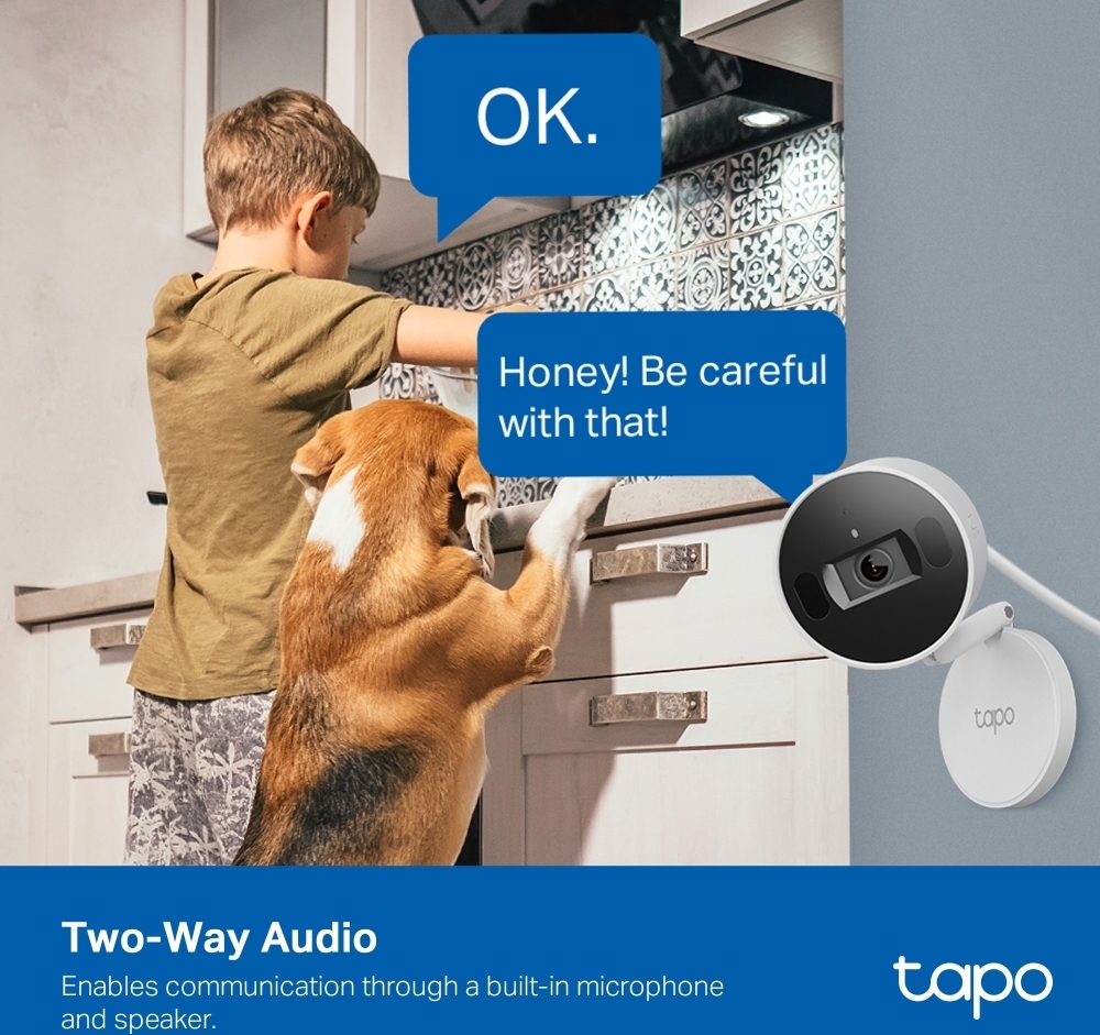 TP-LINK Tapo C125 -valvontakamera sisäkäyttöön