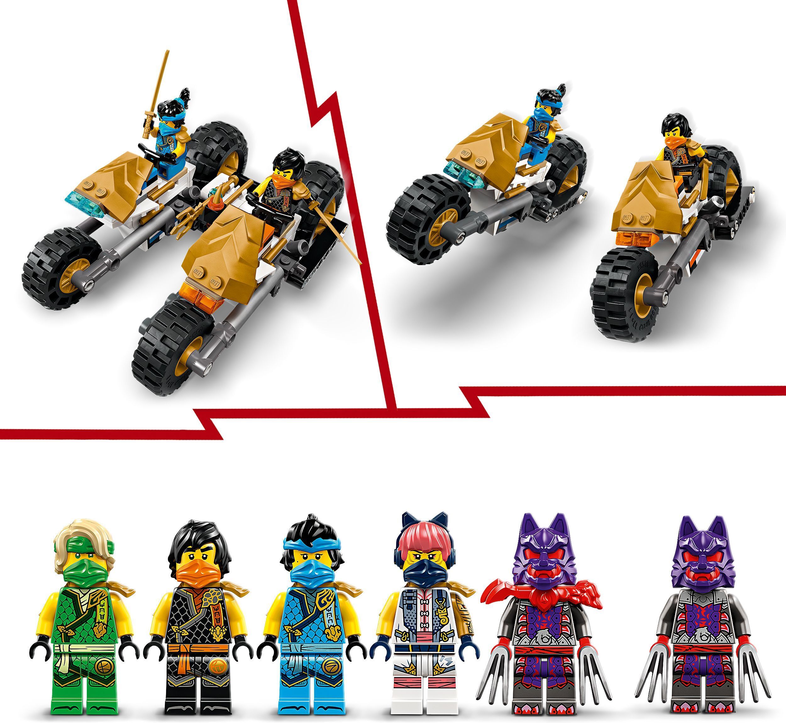 LEGO Ninjago 71820 - Ninjatiimin monitoimiajoneuvo