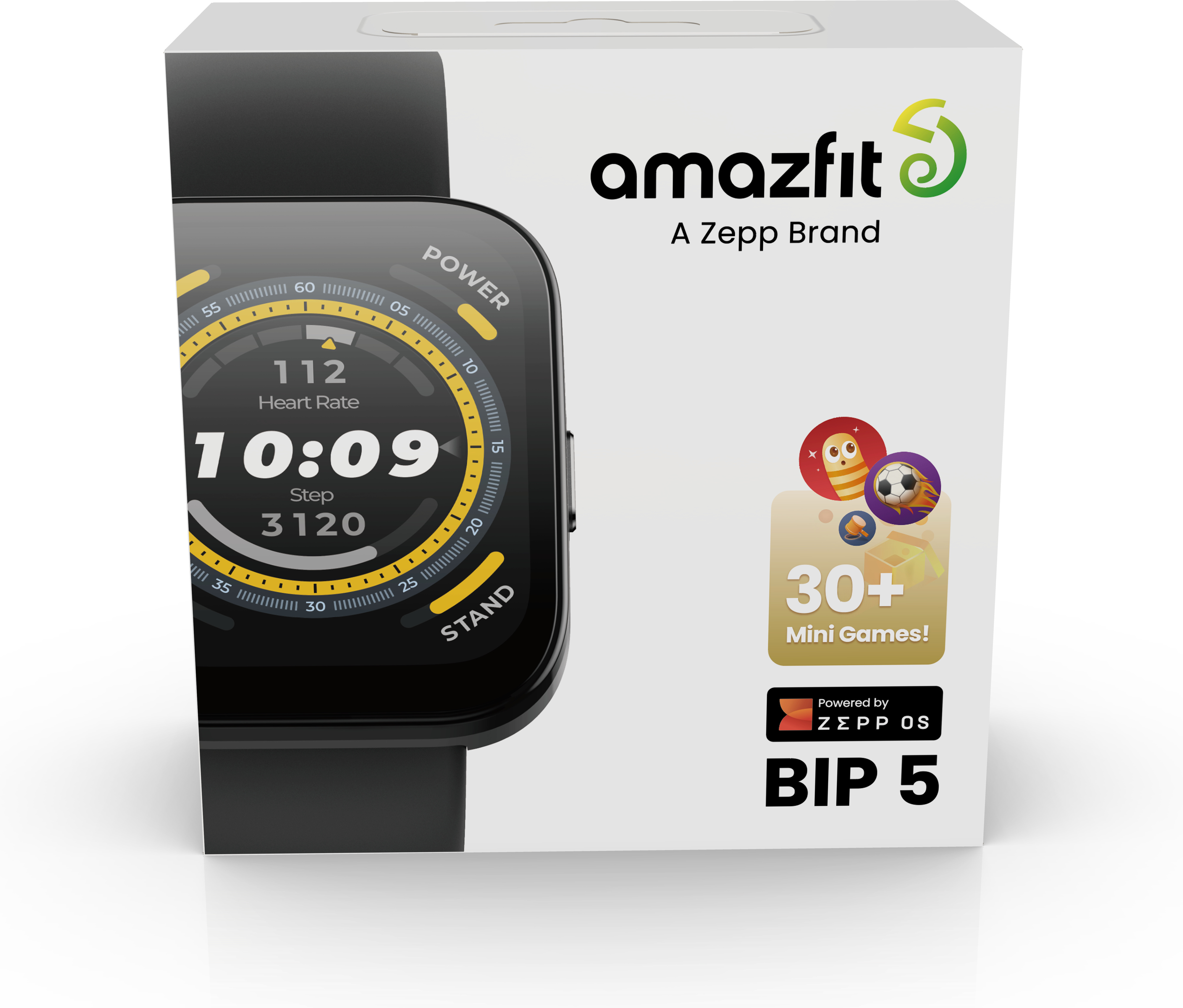 Amazfit Bip 5 -älykello, 46 mm, musta