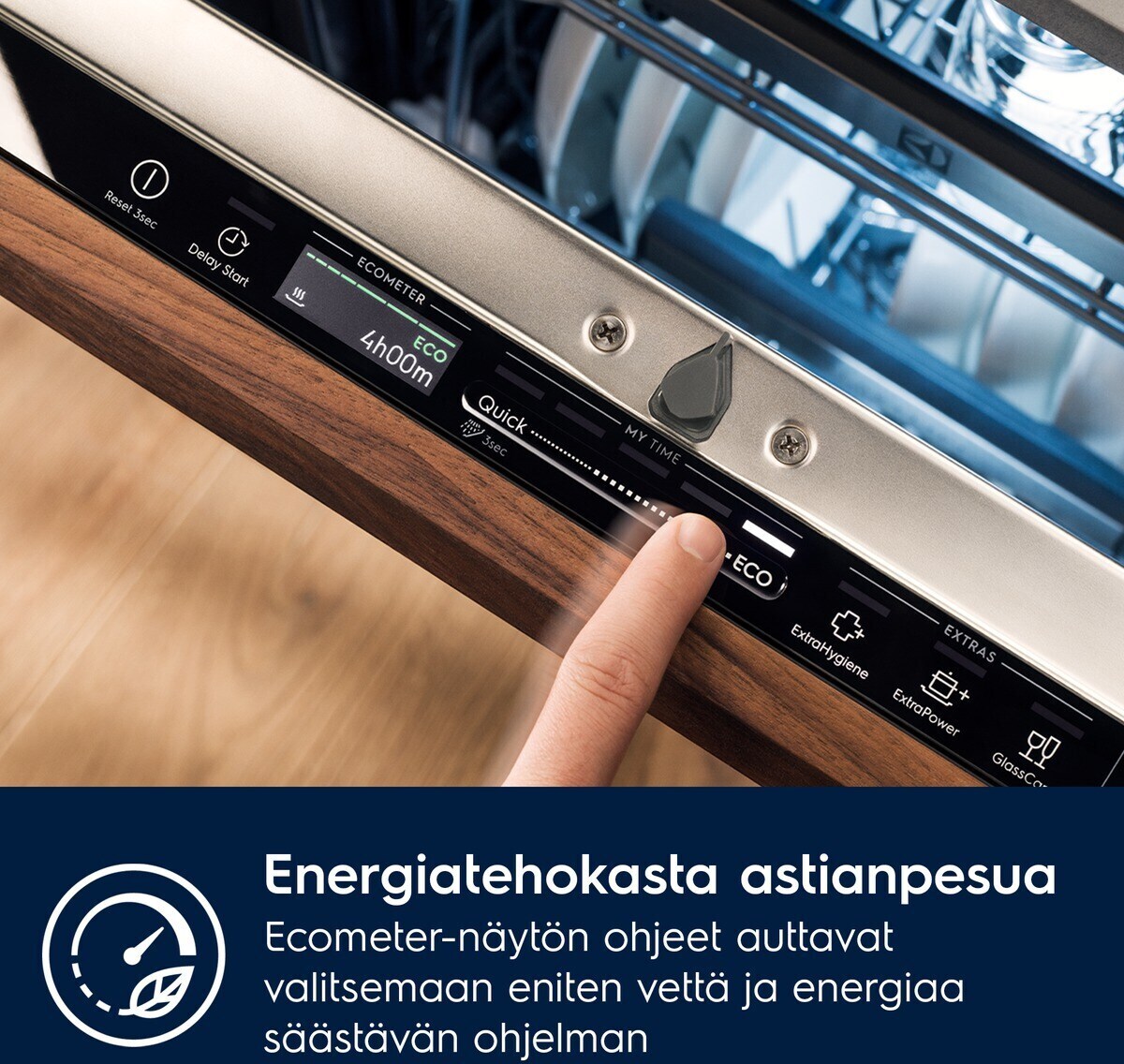 Electrolux EEC87400W 900-sarjan astianpesukone, integroitava