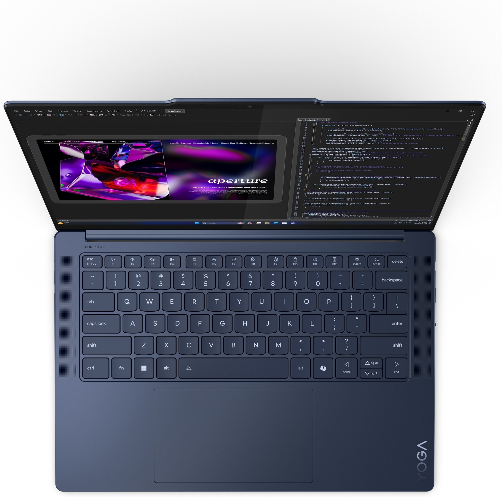 Lenovo Yoga Slim 7x 14,5" -kannettava, Win 11, sininen (83ED0008MX) 4 Lenovo Yoga Slim 7x 14,5" -kannettava, Win 11, sininen (83ED0008MX) - Image 4