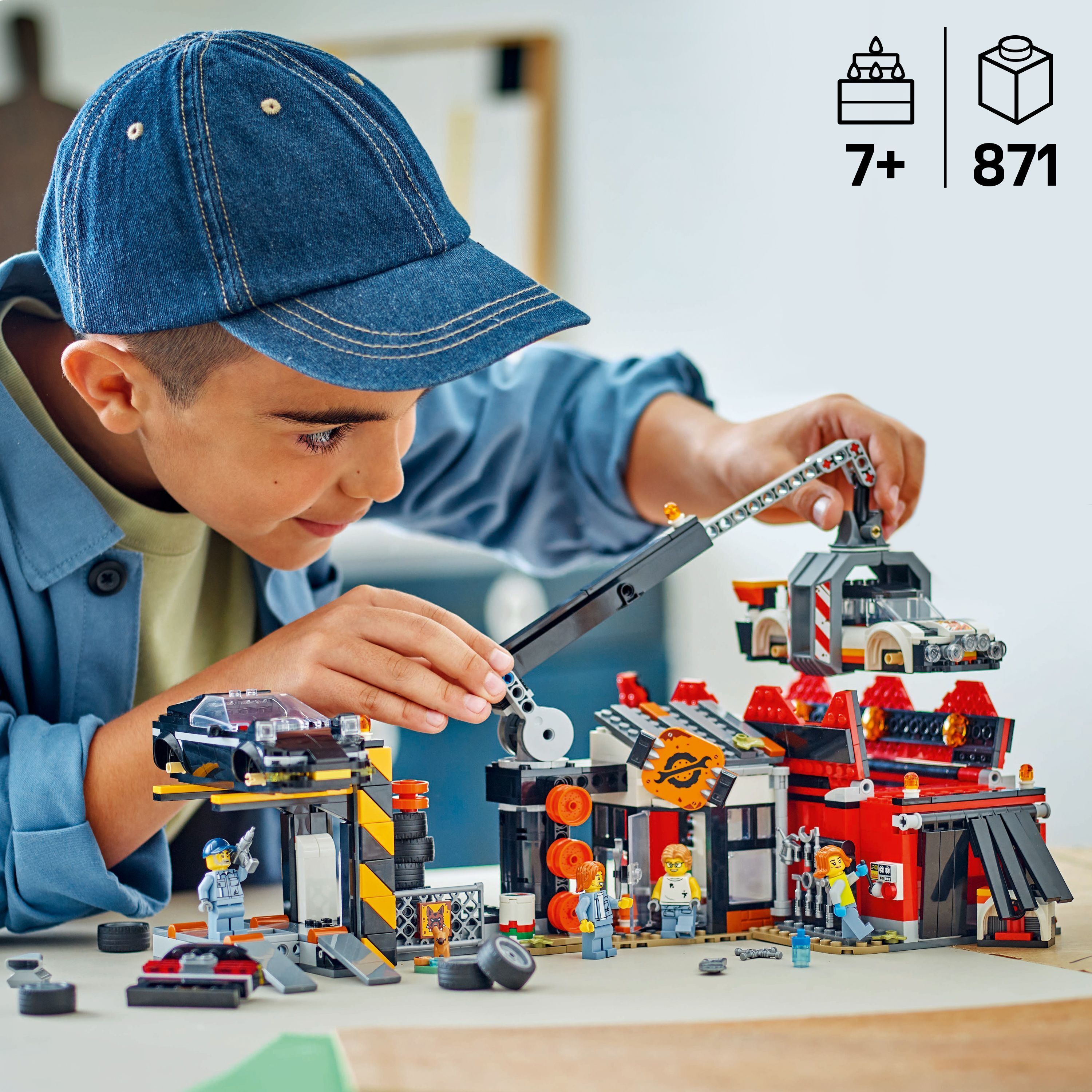 LEGO My City 60472 – Autopurkamo ja autoja