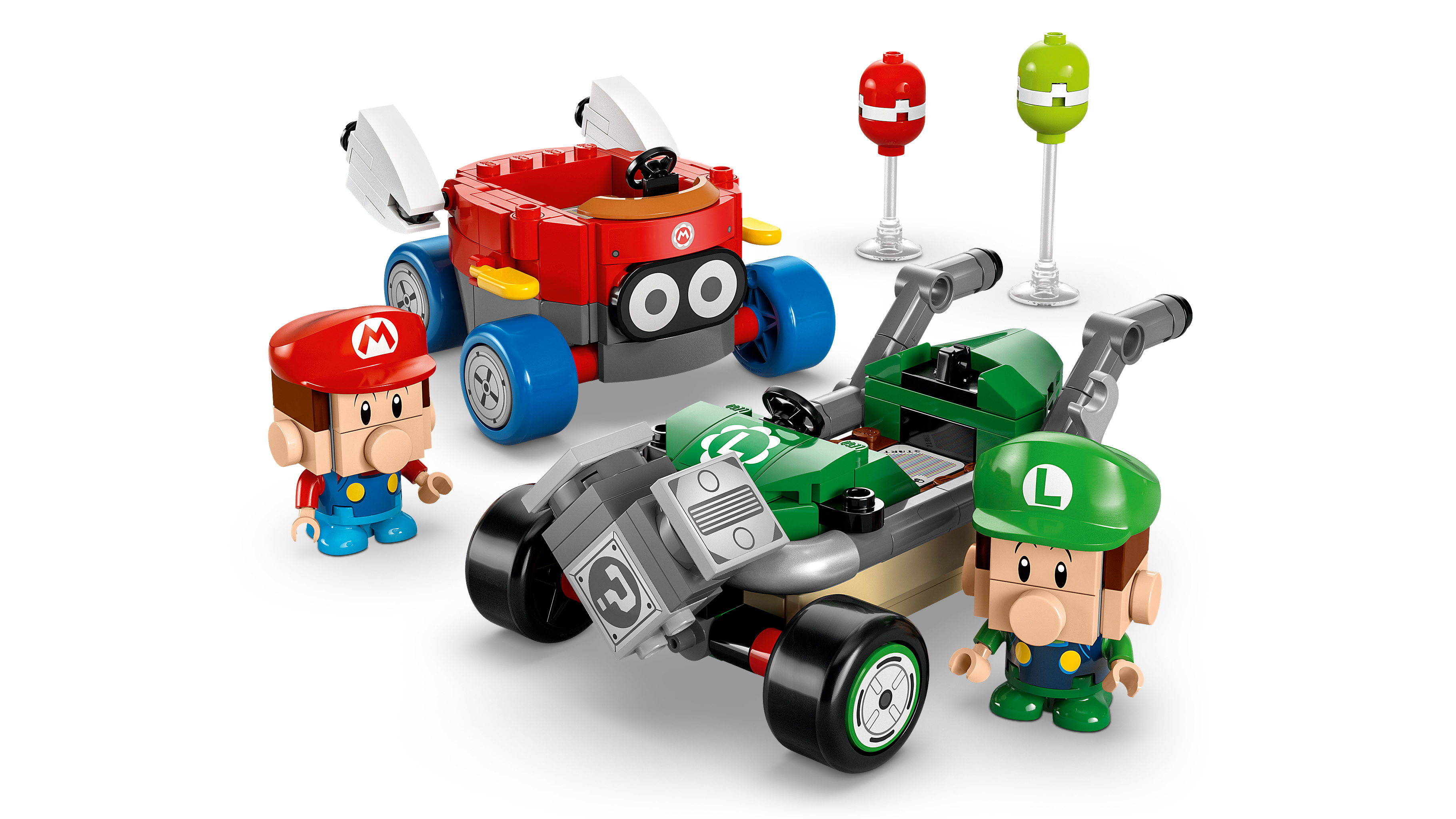 LEGO Super Mario 72034 – Mario Kart™ – Baby Mario vastaan Baby Luigi